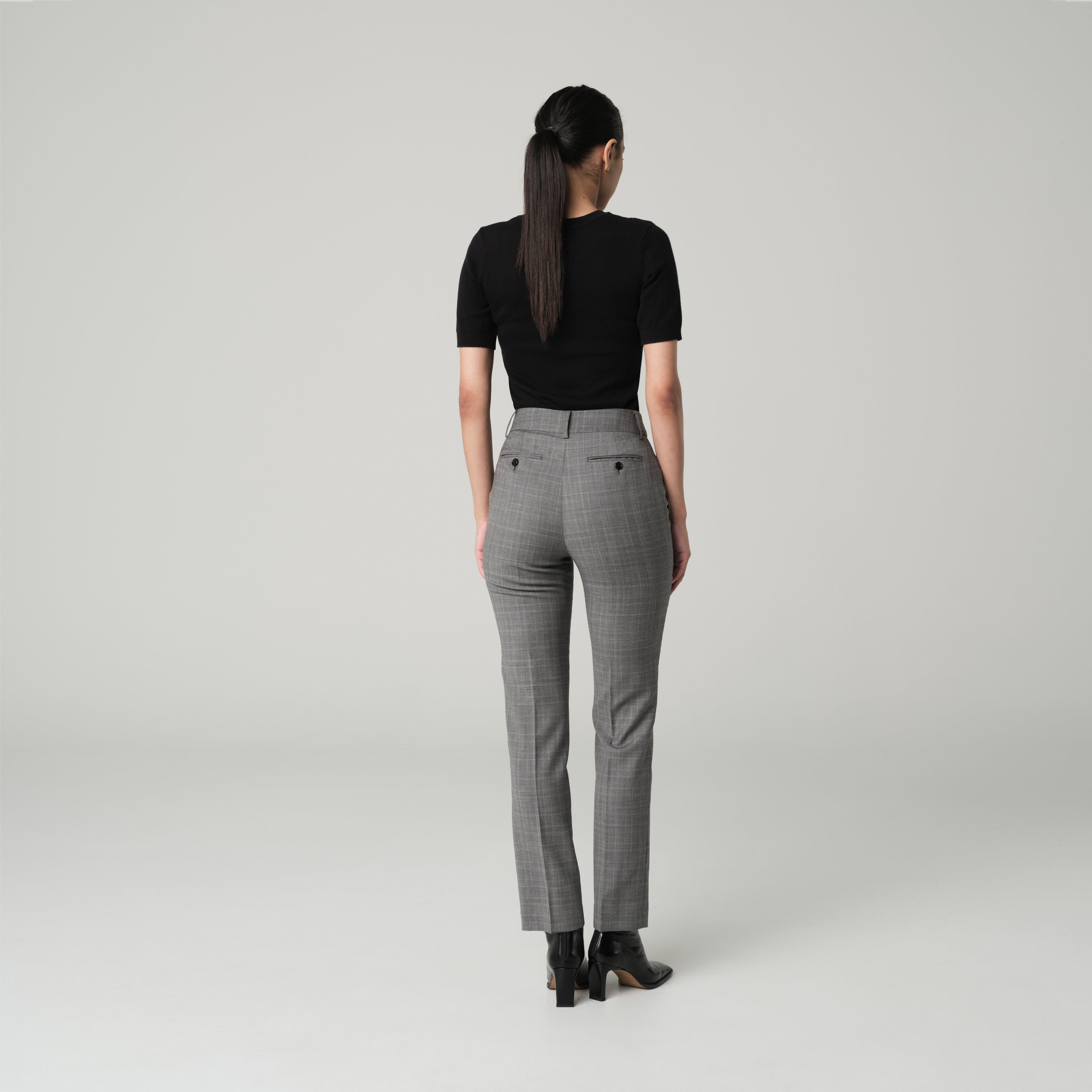 Product thumbnail 2 Gray pants women - Harrogate Checked Design from Luxury Indochino Collection