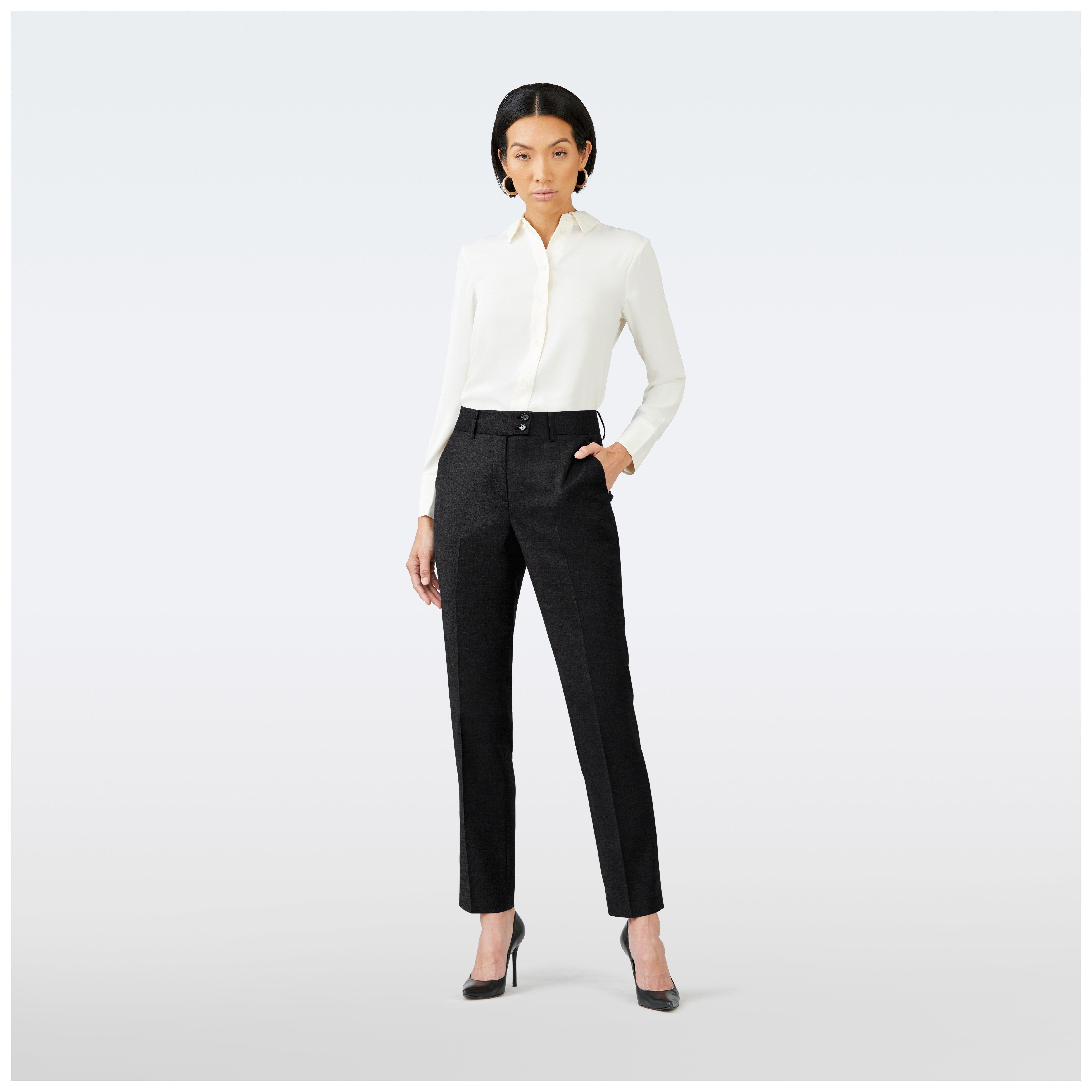 Gray pants women - Howell Solid Design from Luxury Indochino Collection