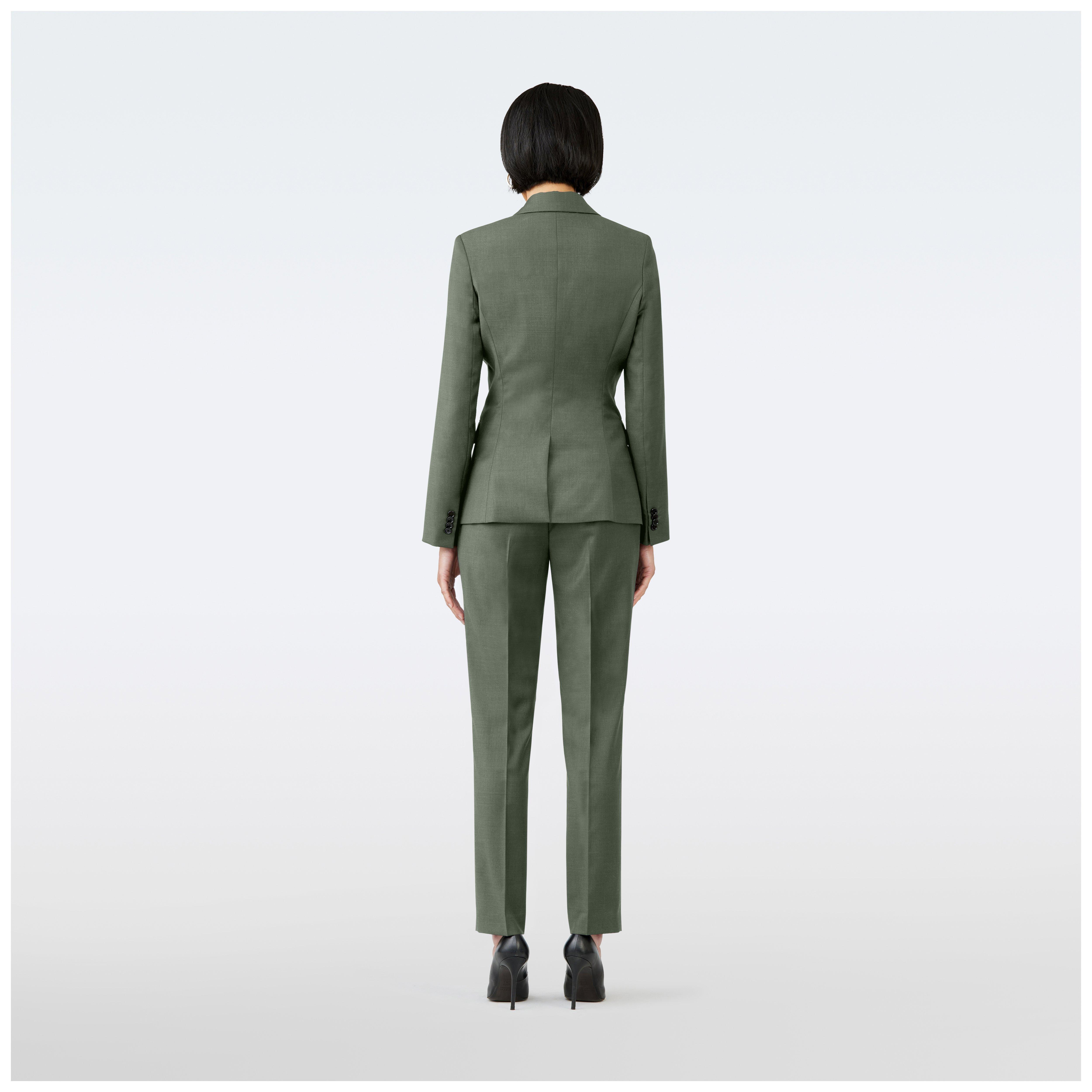 Product thumbnail 2 Olive blazer women - Hartley Solid Design from Premium Indochino Collection