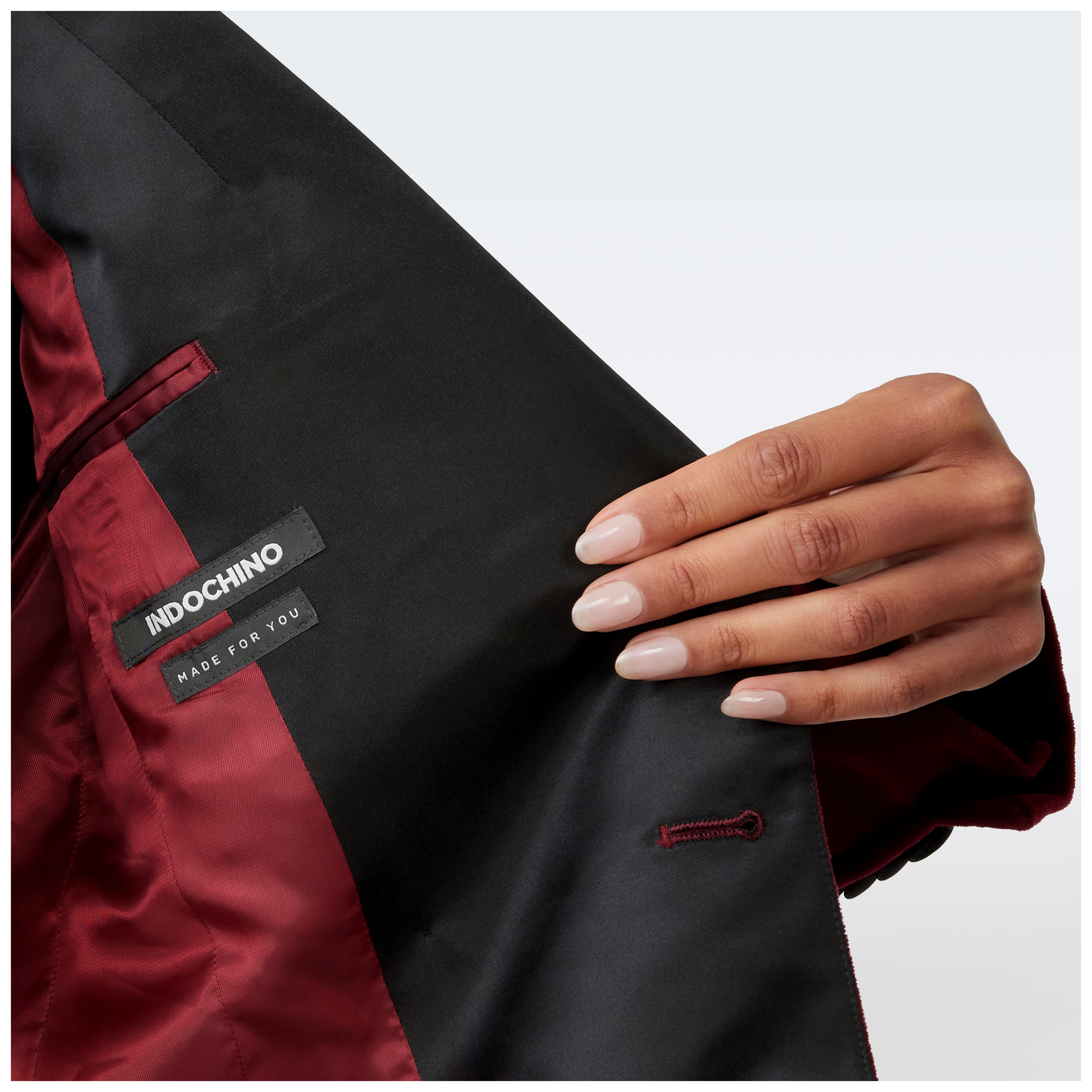Product thumbnail 3 Burgundy blazer women - Hardford Solid Design from Tuxedo Indochino Collection