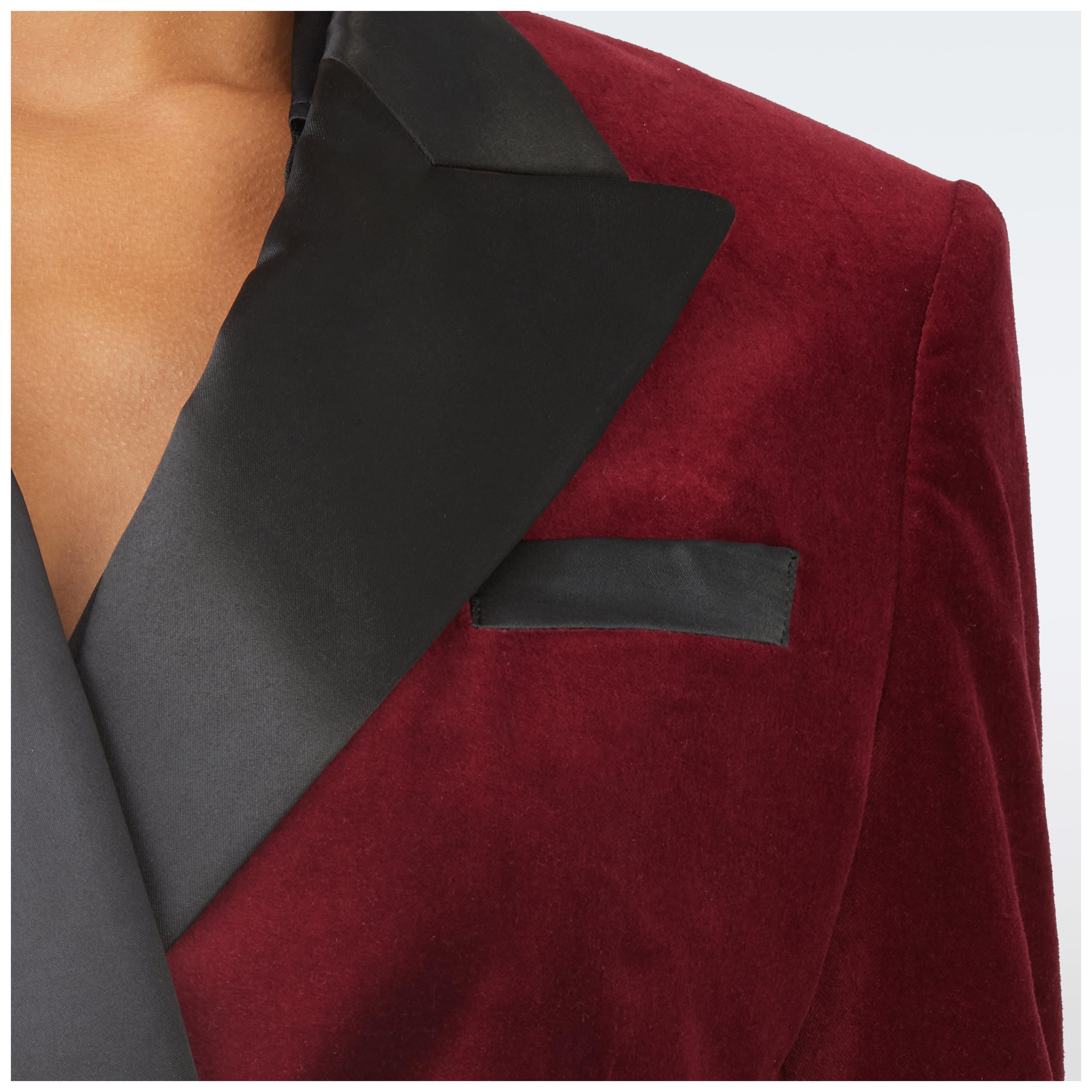 Product thumbnail 4 Burgundy blazer women - Hardford Solid Design from Tuxedo Indochino Collection