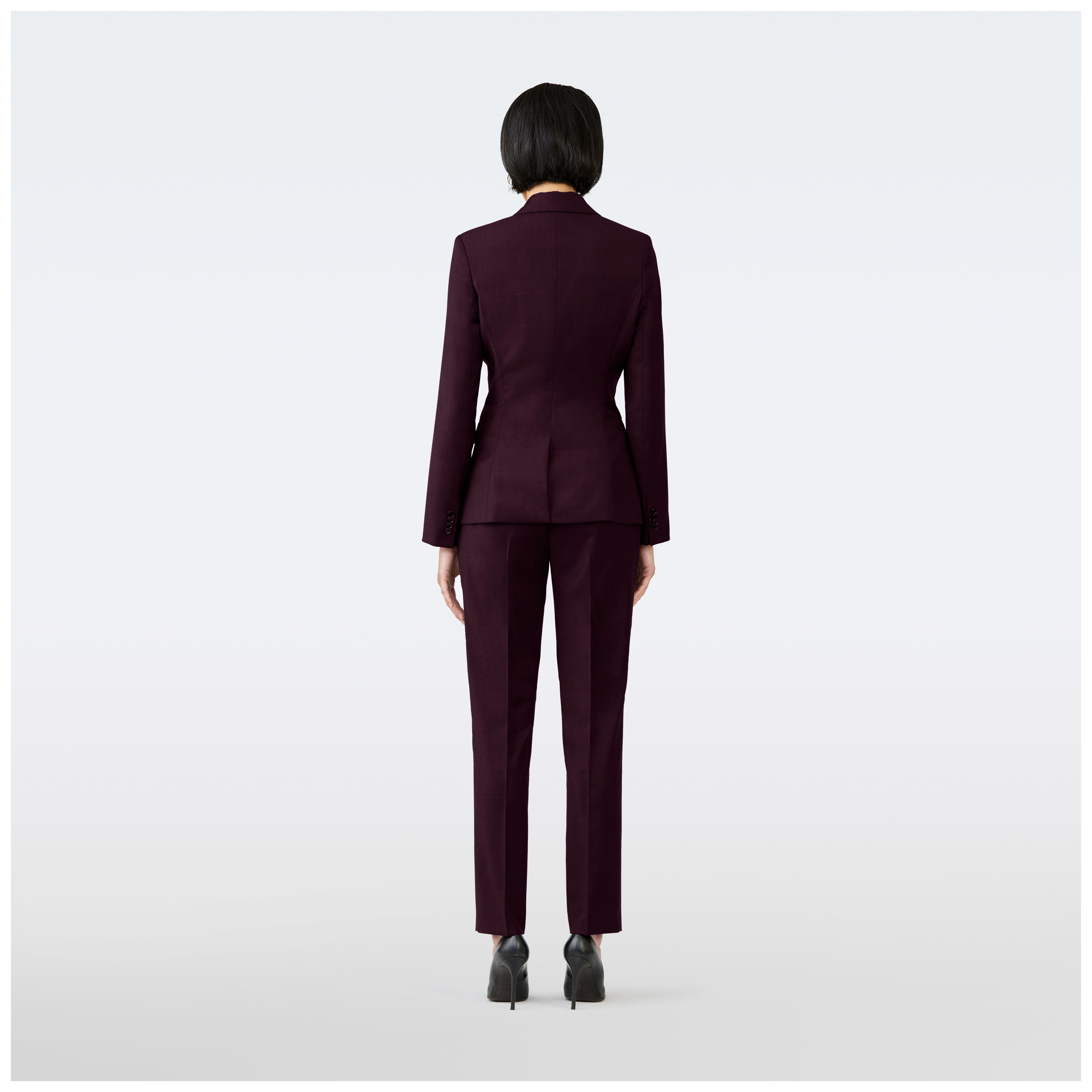 Product thumbnail 2 Burgundy blazer women - Hemsworth Solid Design from Premium Indochino Collection