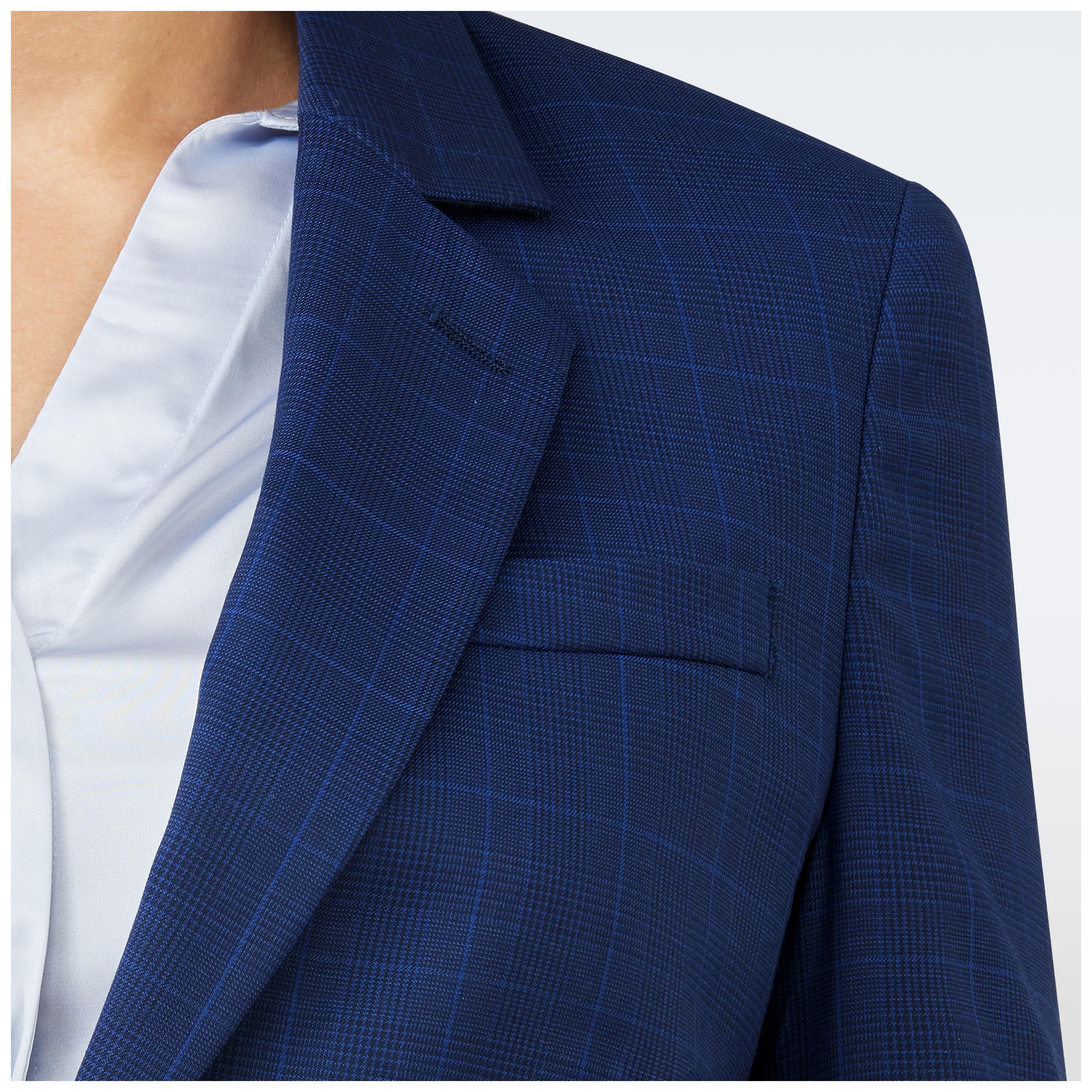 Product thumbnail 4 Blue blazer women - Hemsworth Plaid Design from Premium Indochino Collection
