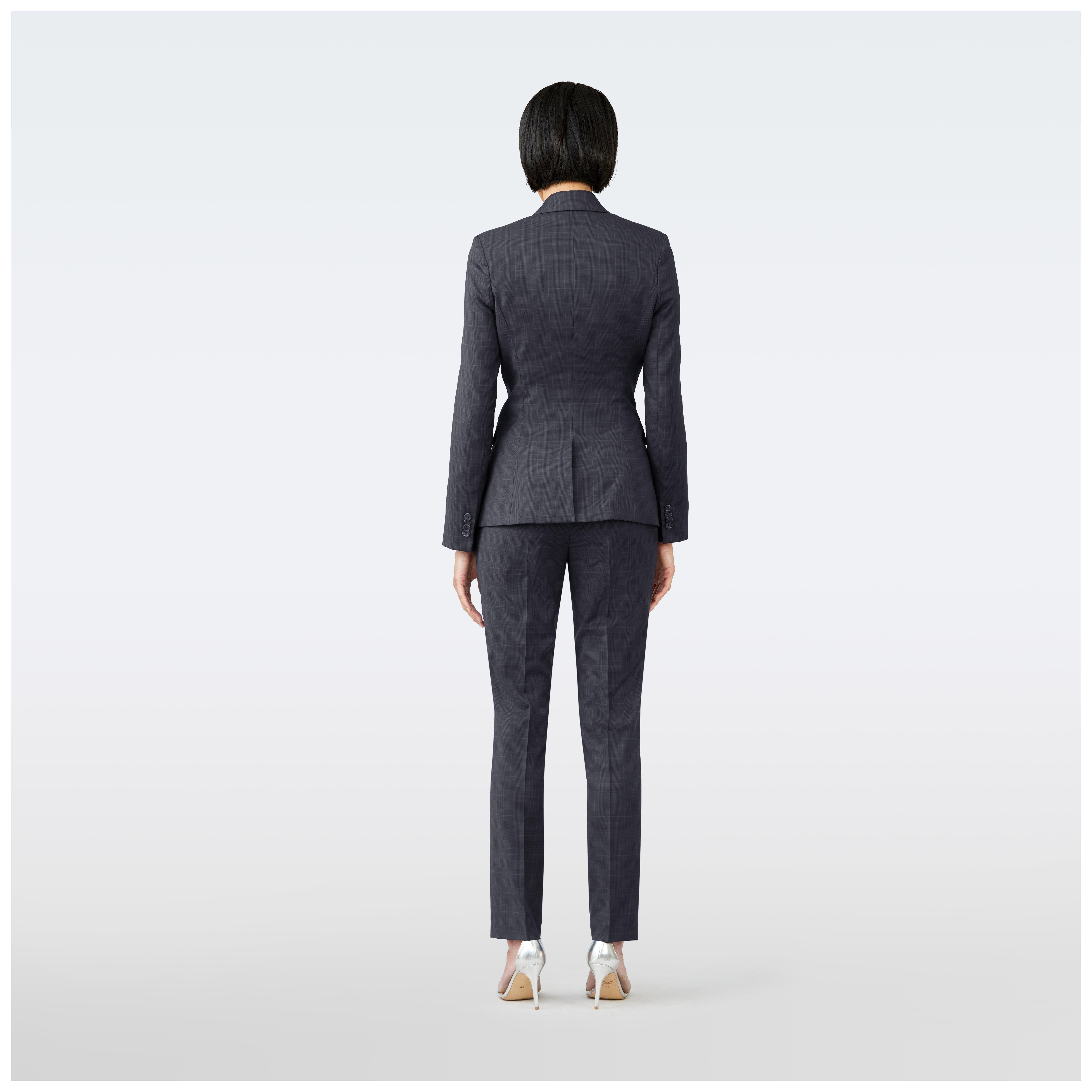 Product thumbnail 2 Gray blazer women - Hemsworth Plaid Design from Premium Indochino Collection
