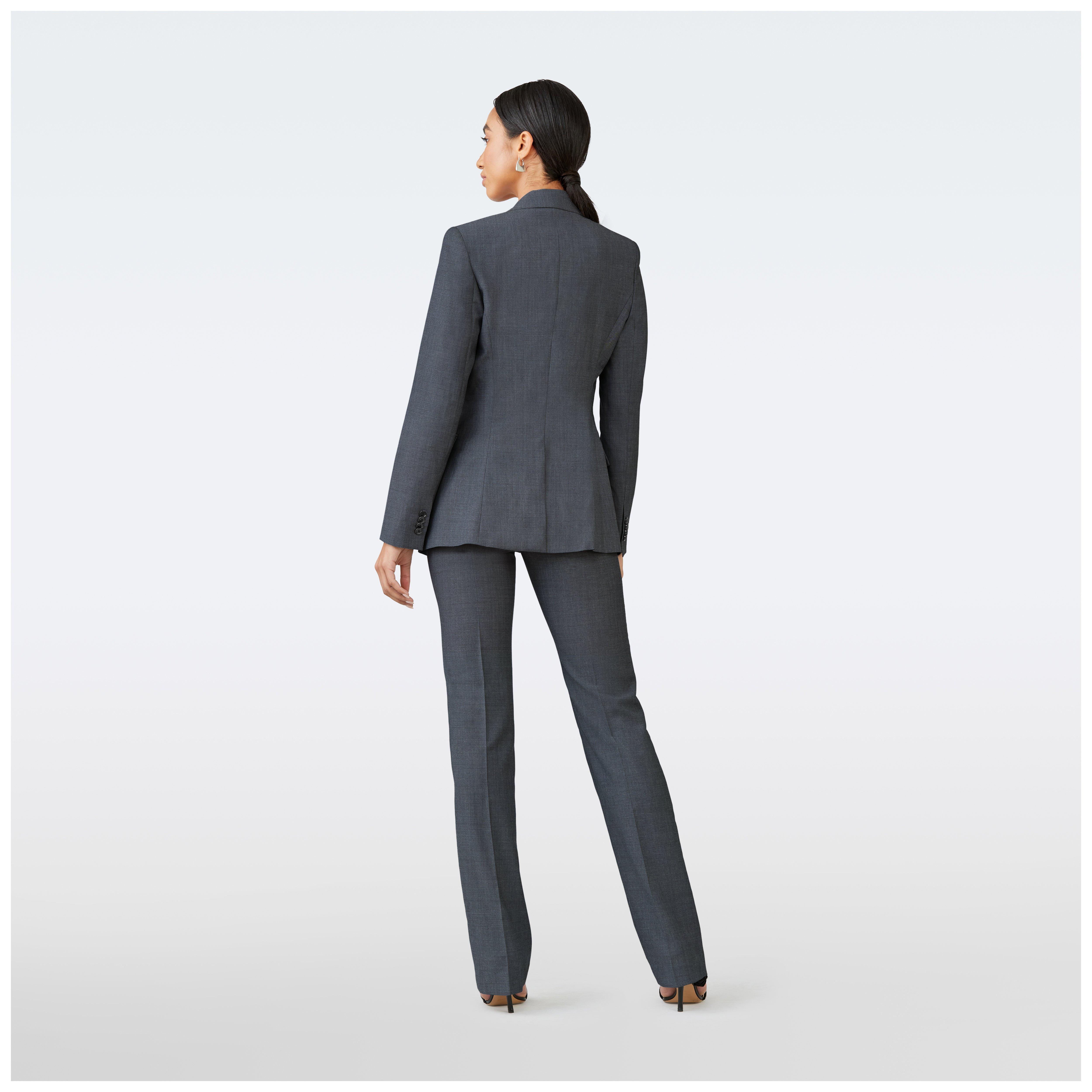 Product thumbnail 2 Gray blazer women - Milano Solid Design from Italian Indochino Collection