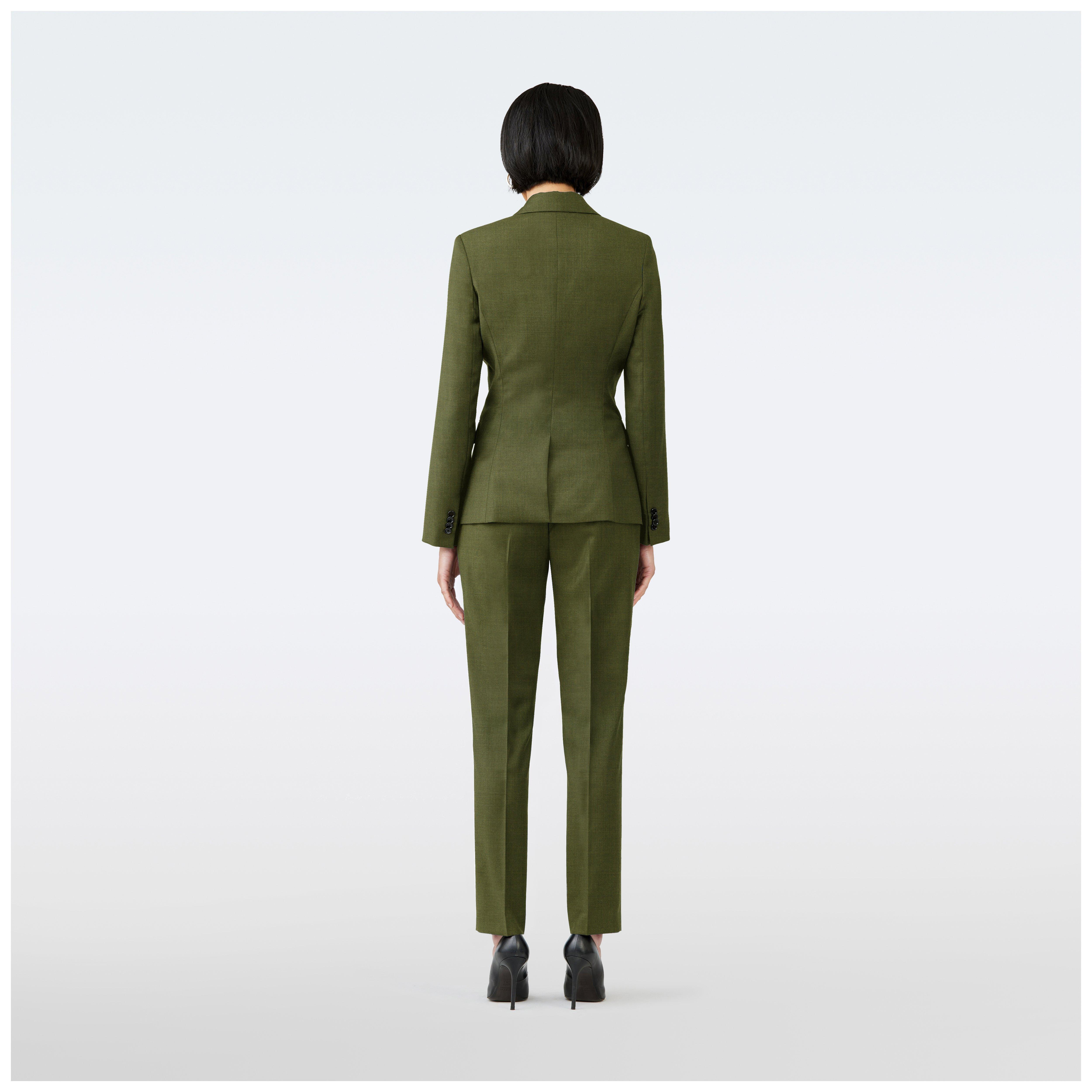 Product thumbnail 2 Olive blazer women - Howell Solid Design from Luxury Indochino Collection