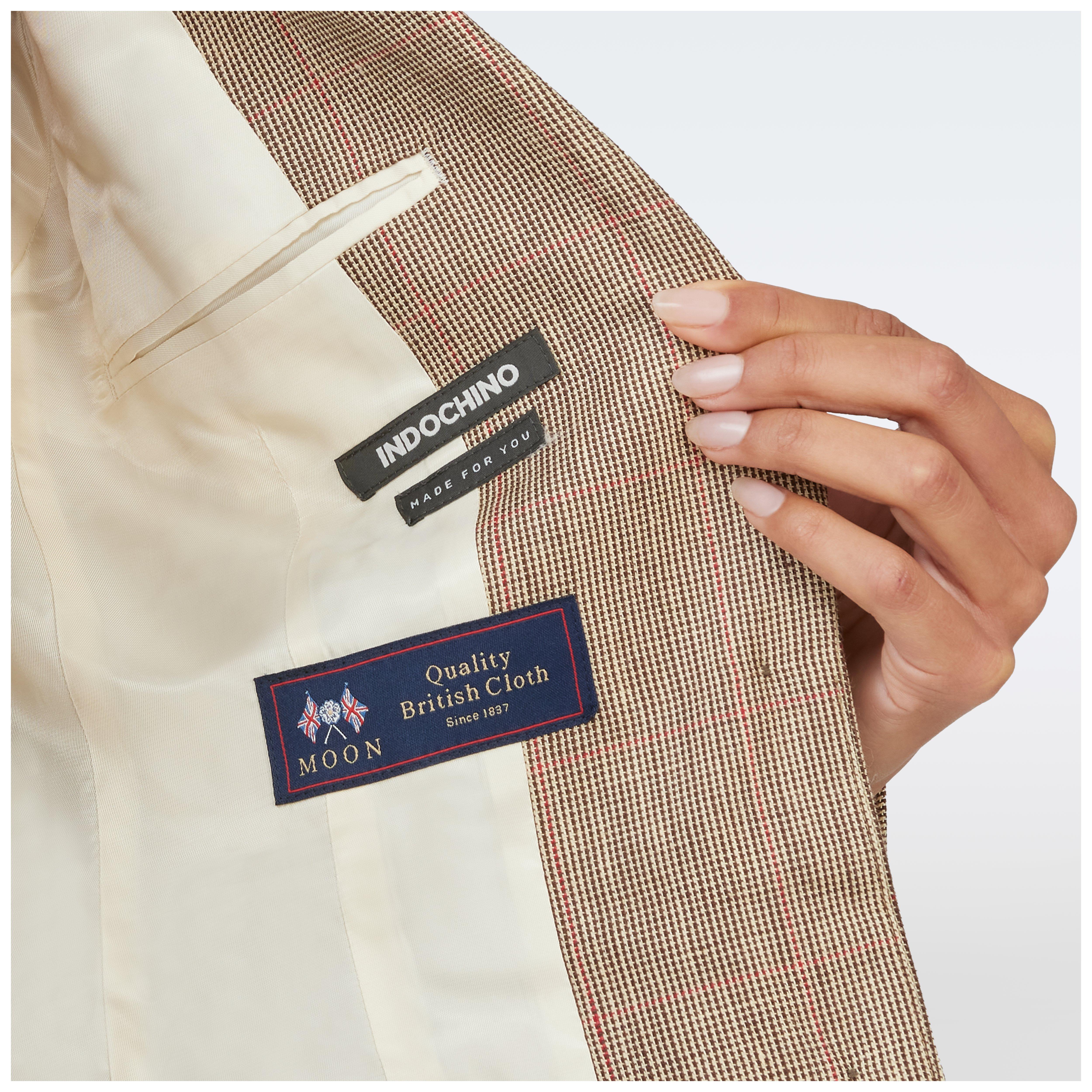 Product thumbnail 3 Brown blazer women - Barnsley Checked Design from british Indochino Collection