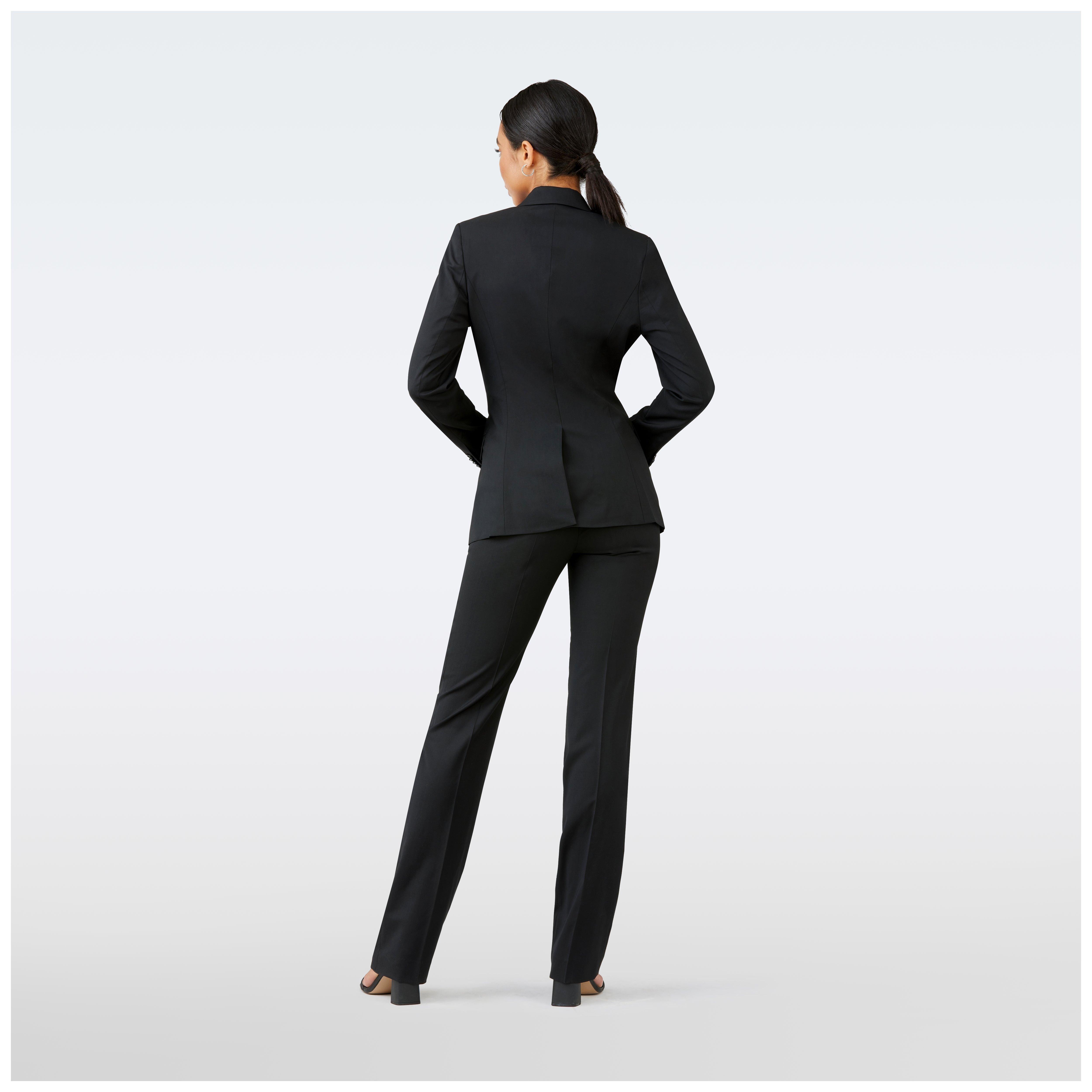 Product thumbnail 2 Black blazer women - Milano Solid Design from Italian Indochino Collection