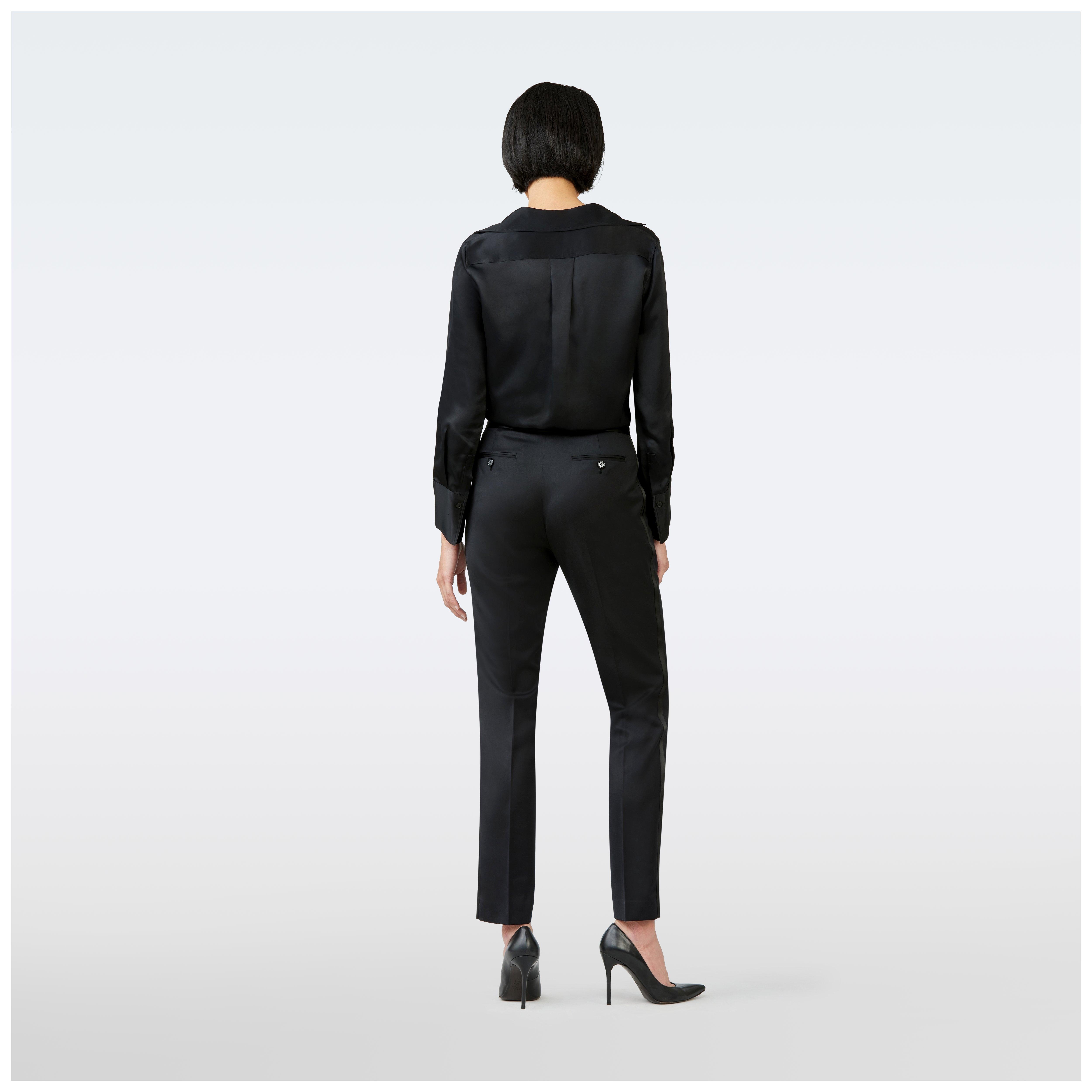 Product thumbnail 2 Black pants women - Hampton Solid Design from Tuxedo Indochino Collection