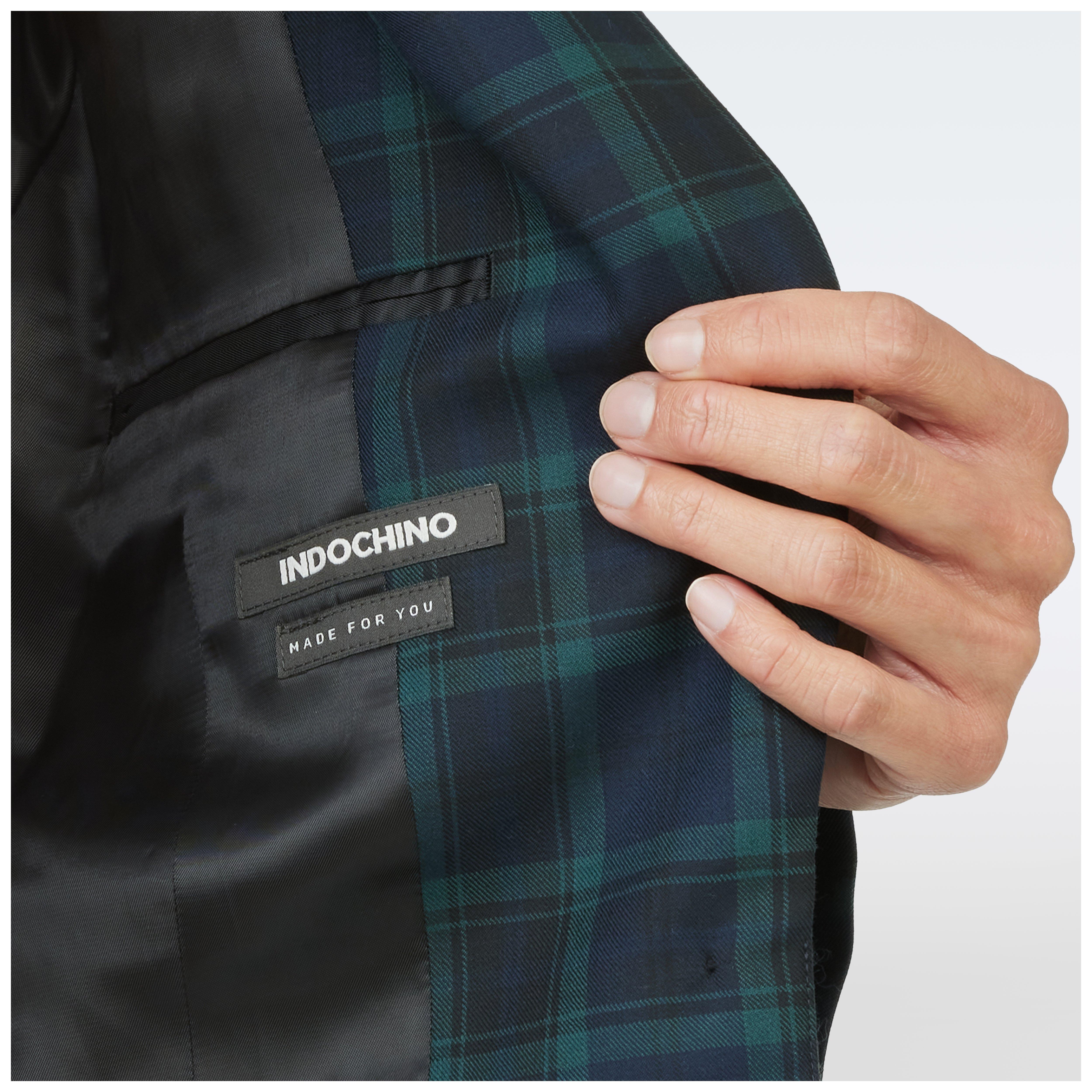 Product thumbnail 4 Navy blazer women - Hampton Plaid Design from Luxury Indochino Collection