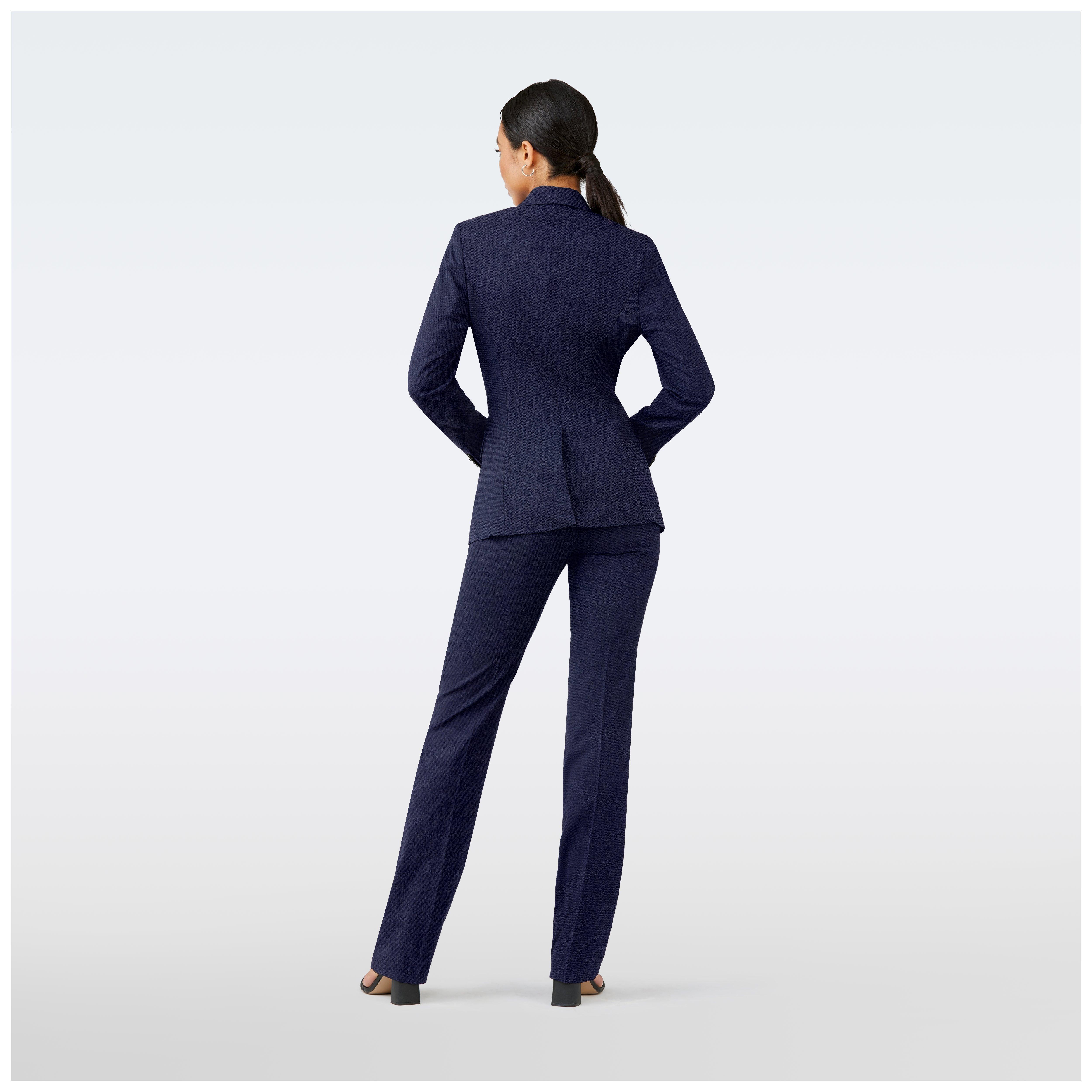 Product thumbnail 2 Blue blazer women - Harrogate Solid Design from Luxury Indochino Collection