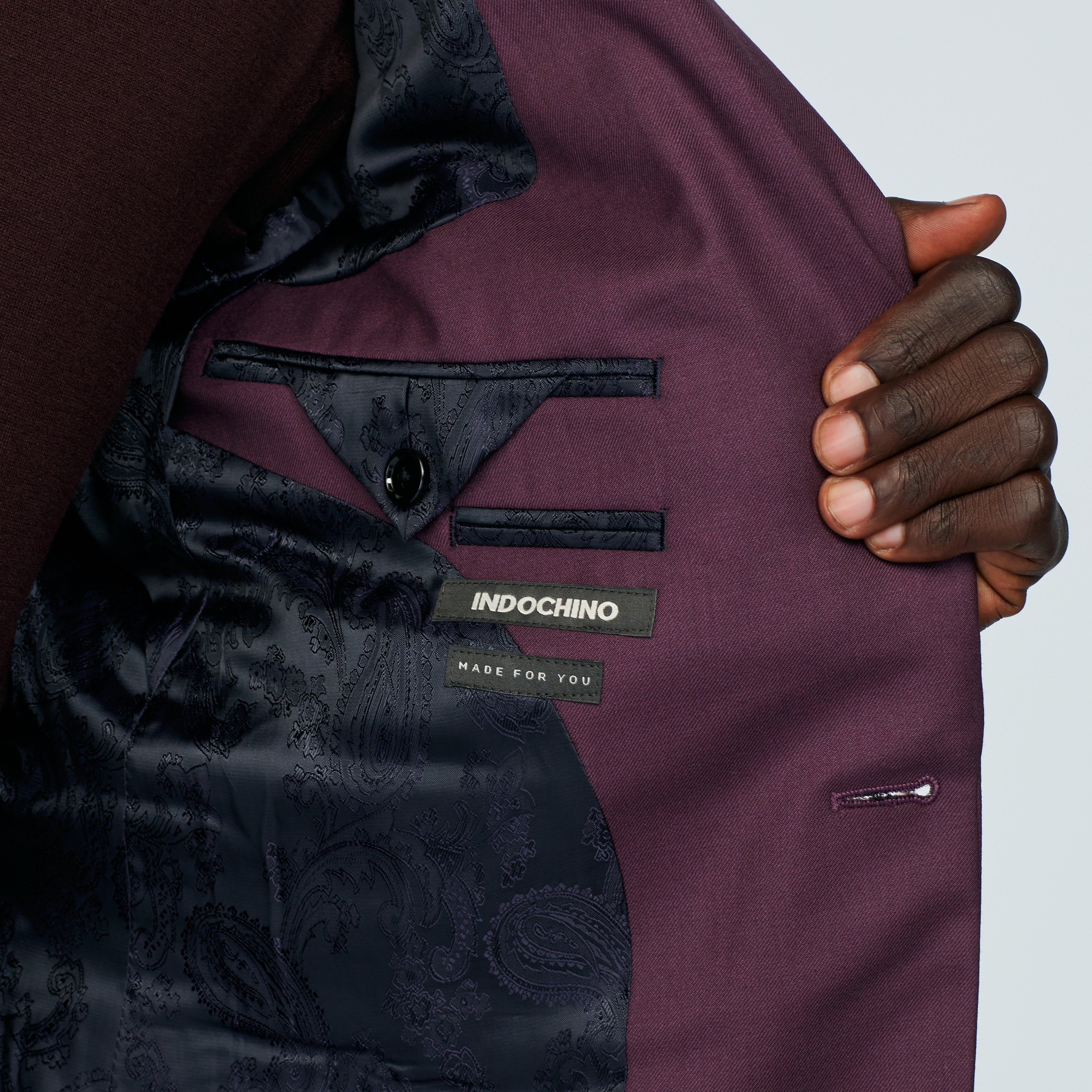 Product thumbnail 3 Purple blazer - Hayle Solid Design from Premium Indochino Collection