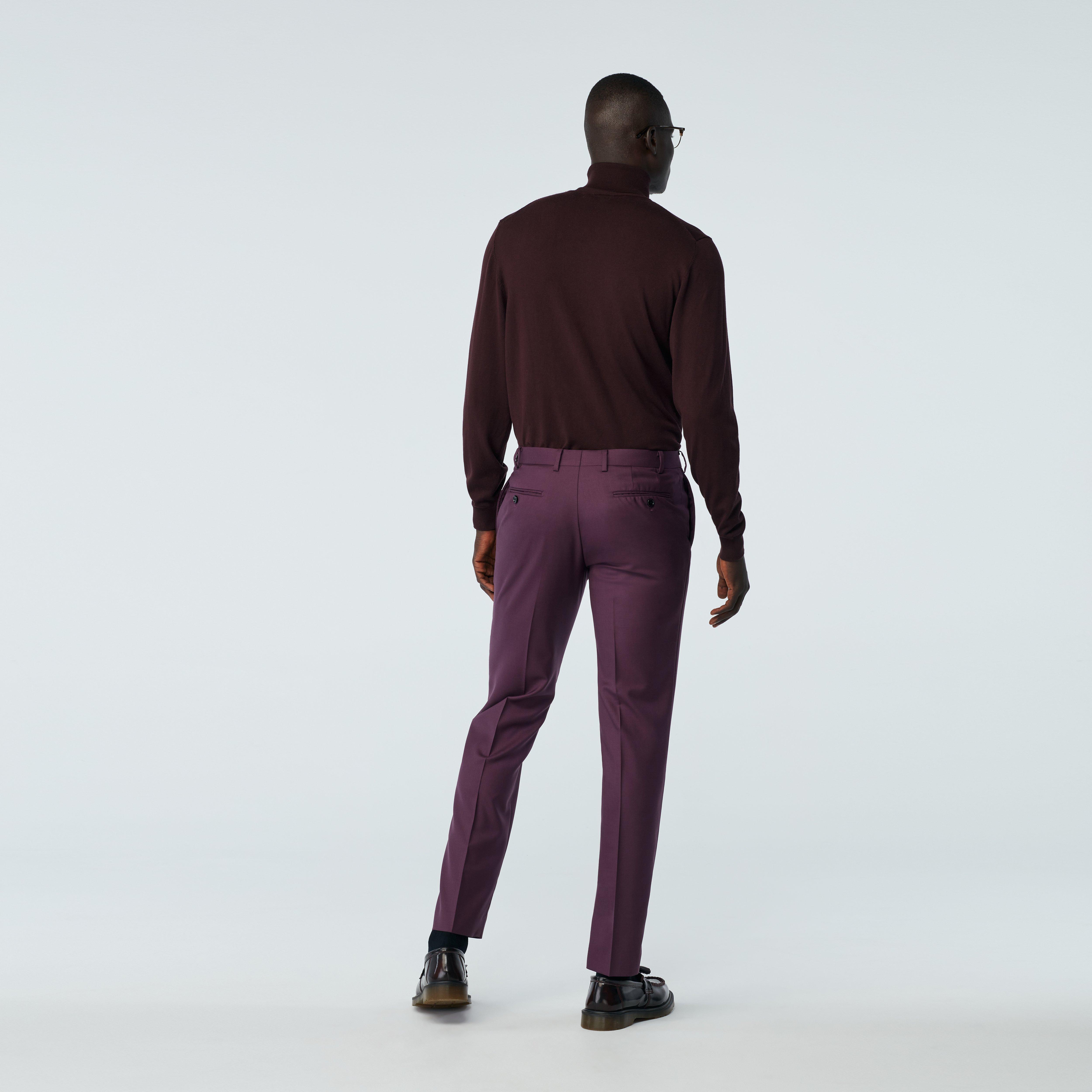 Product thumbnail 2 Purple pants - Hayle Solid Design from Premium Indochino Collection