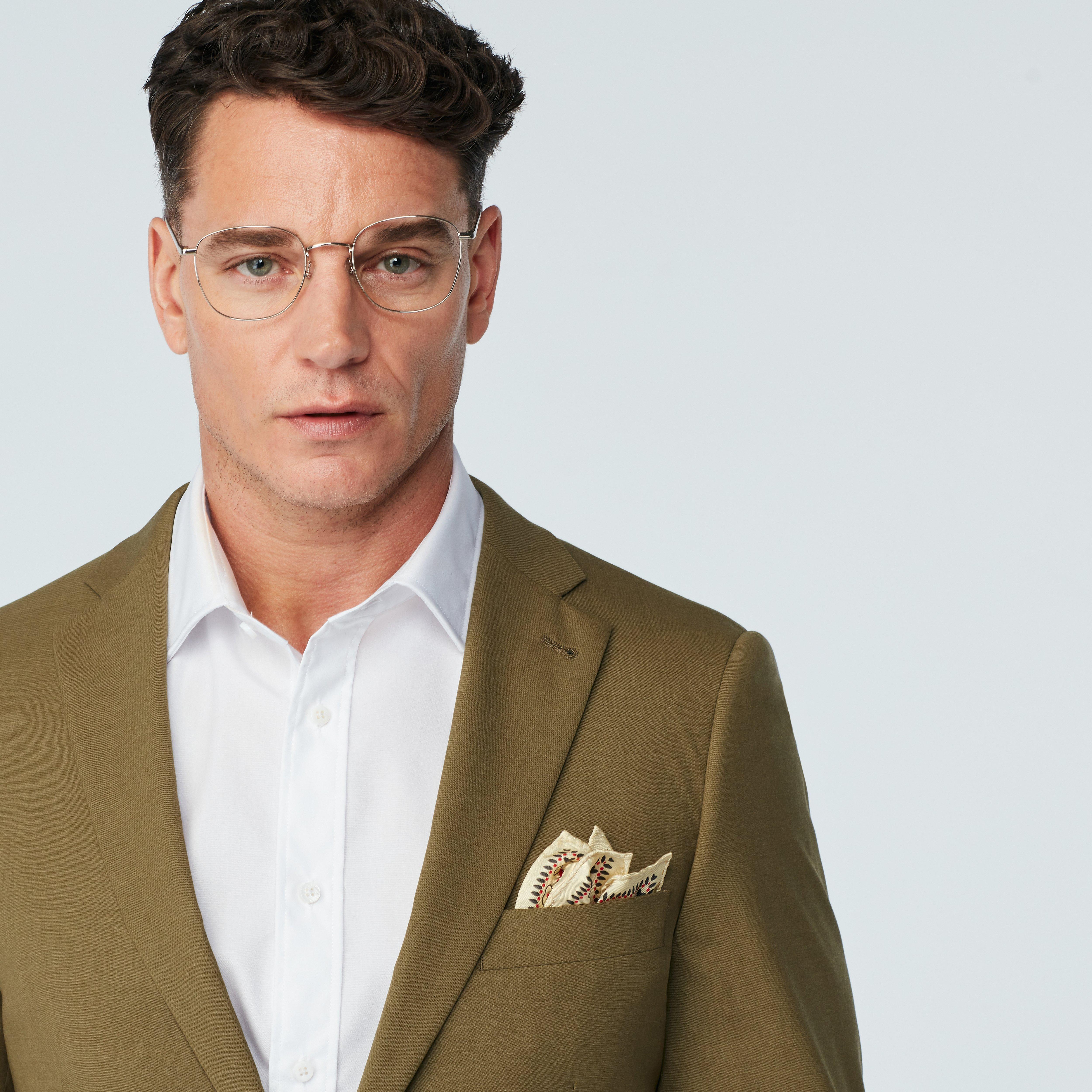 Product thumbnail 6 Olive suit - Howell Solid Design from Luxury Indochino Collection