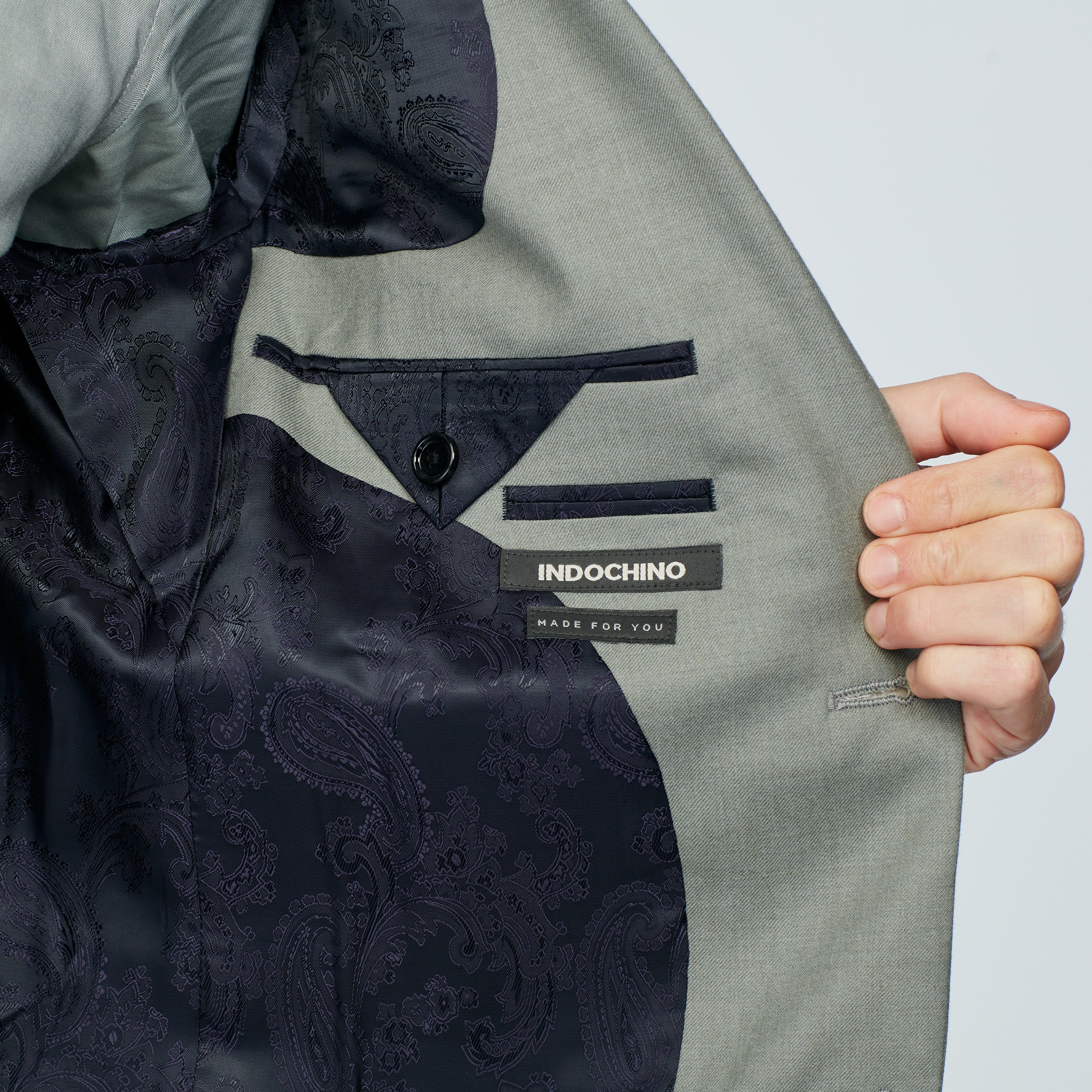 Product thumbnail 5 Green suit - Hoxton Solid Design from Luxury Indochino Collection