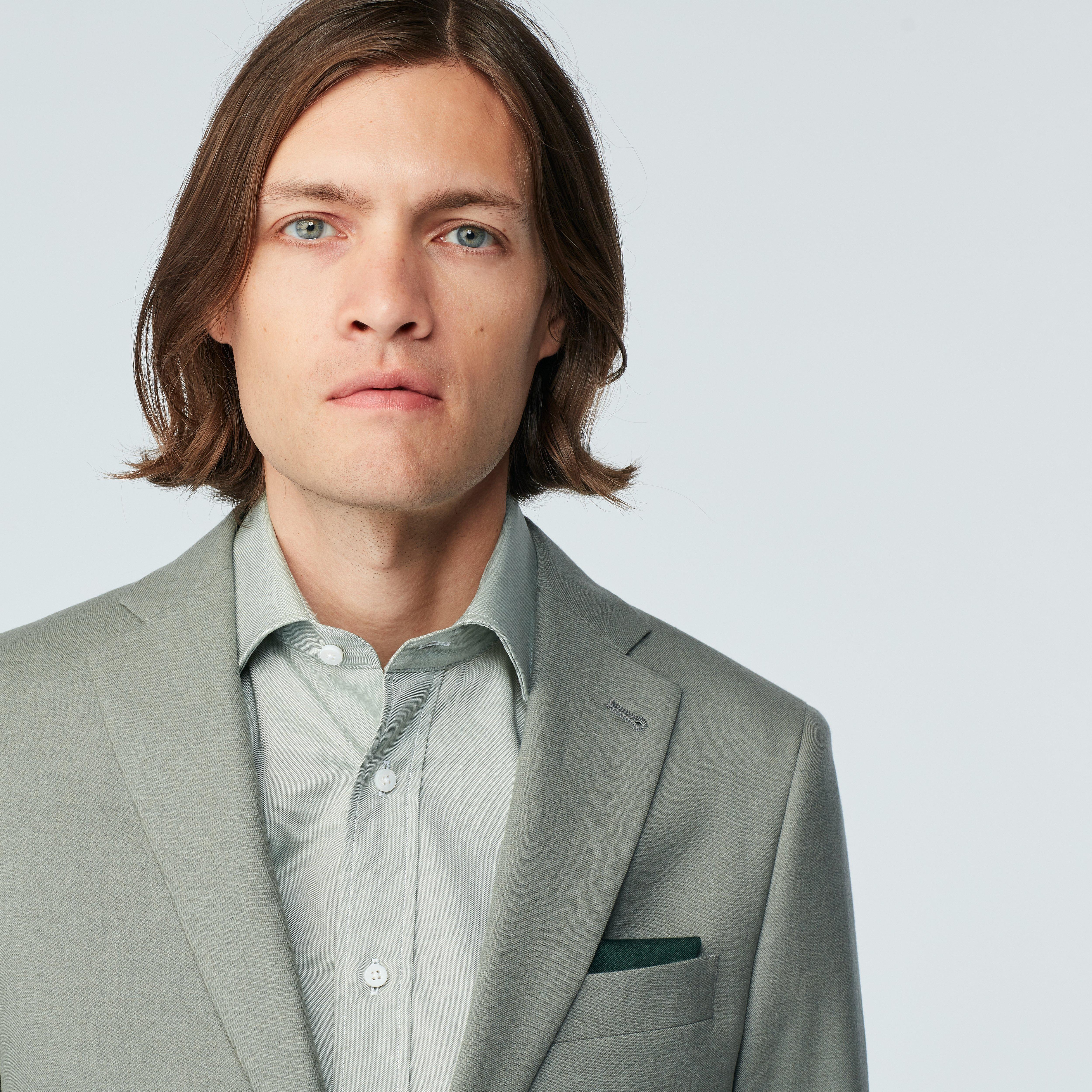 Product thumbnail 6 Green suit - Hoxton Solid Design from Luxury Indochino Collection