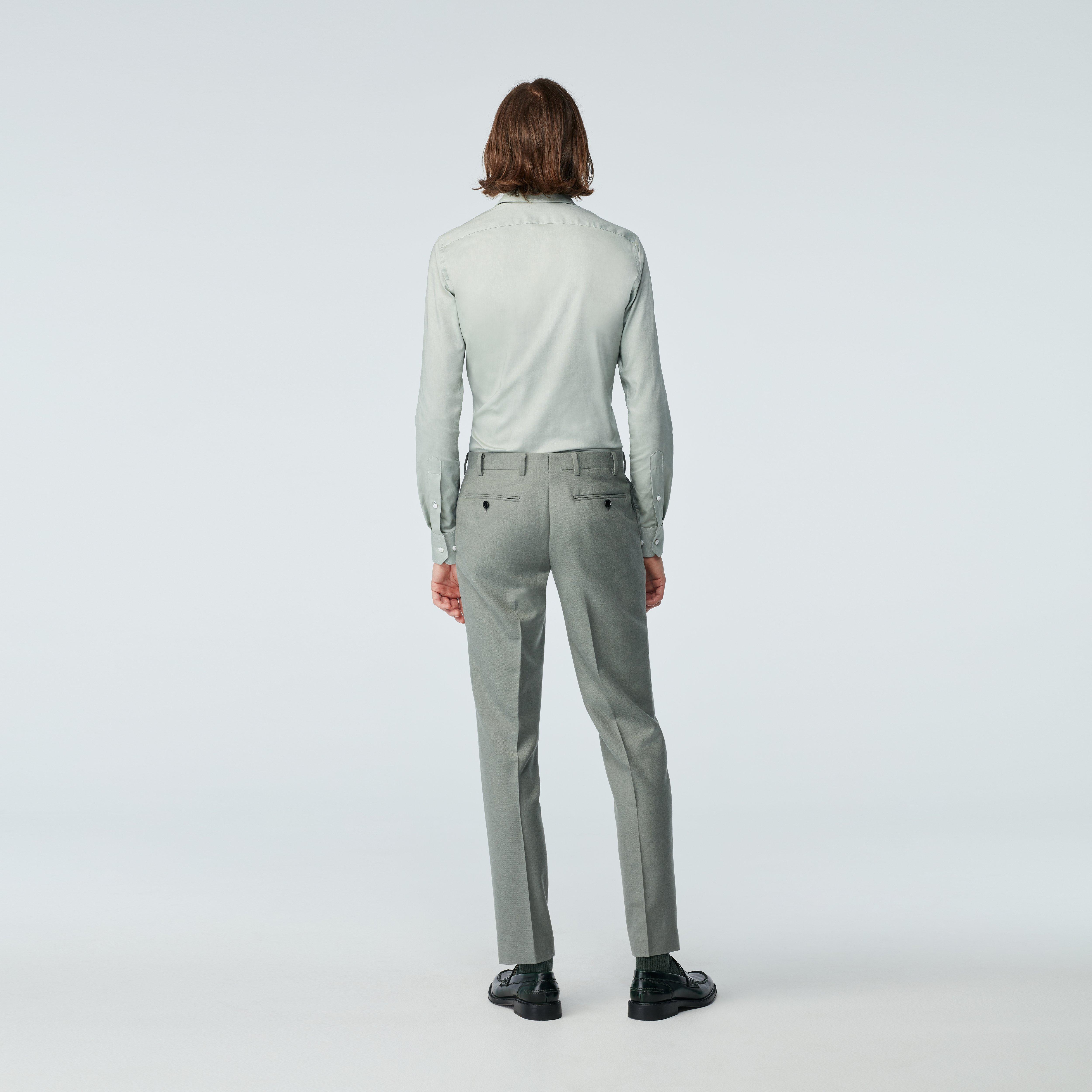 Product thumbnail 2 Green pants - Hoxton Solid Design from Luxury Indochino Collection