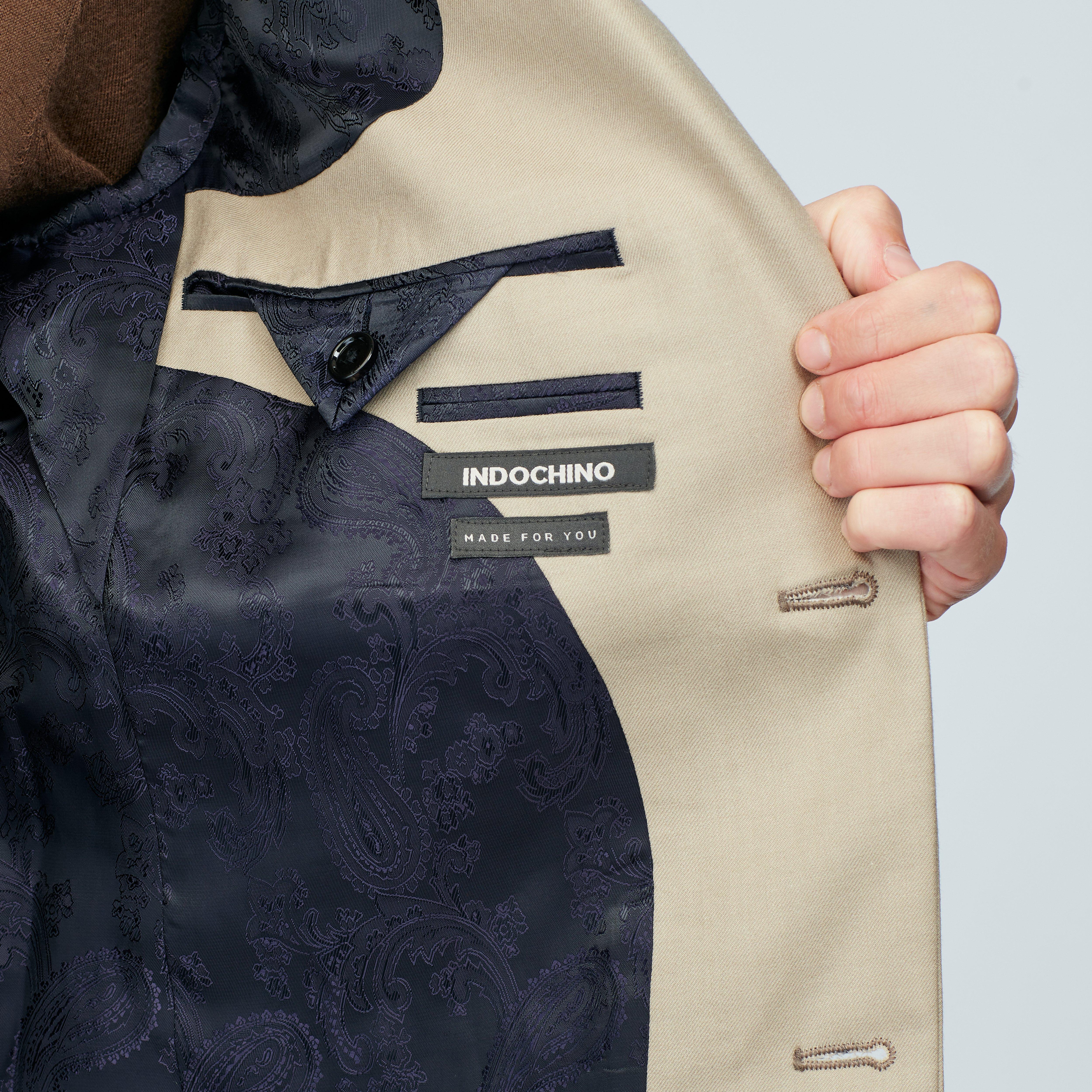 Product thumbnail 5 Sand suit - Hoxton Solid Design from Luxury Indochino Collection