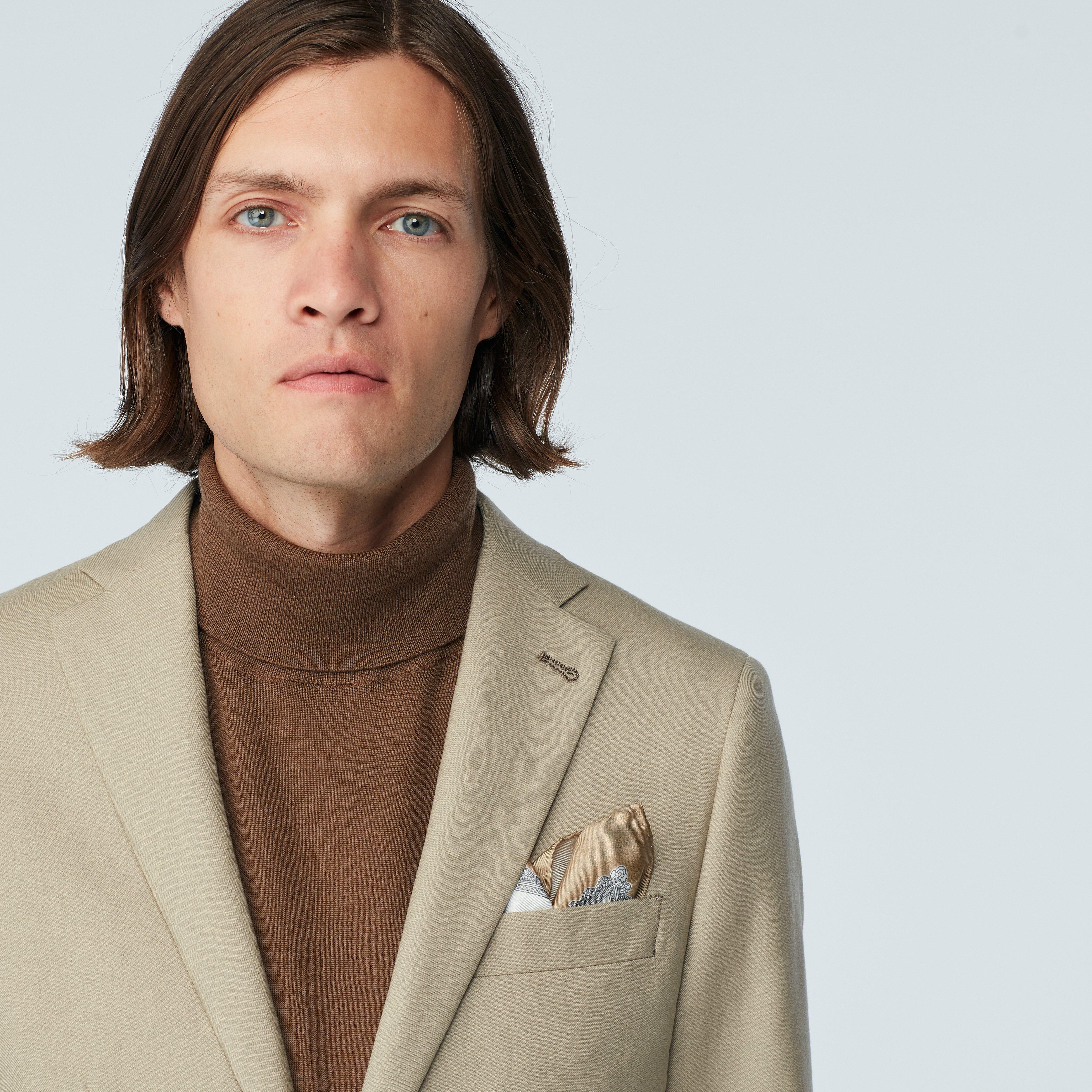 Product thumbnail 4 Sand blazer - Hoxton Solid Design from Luxury Indochino Collection