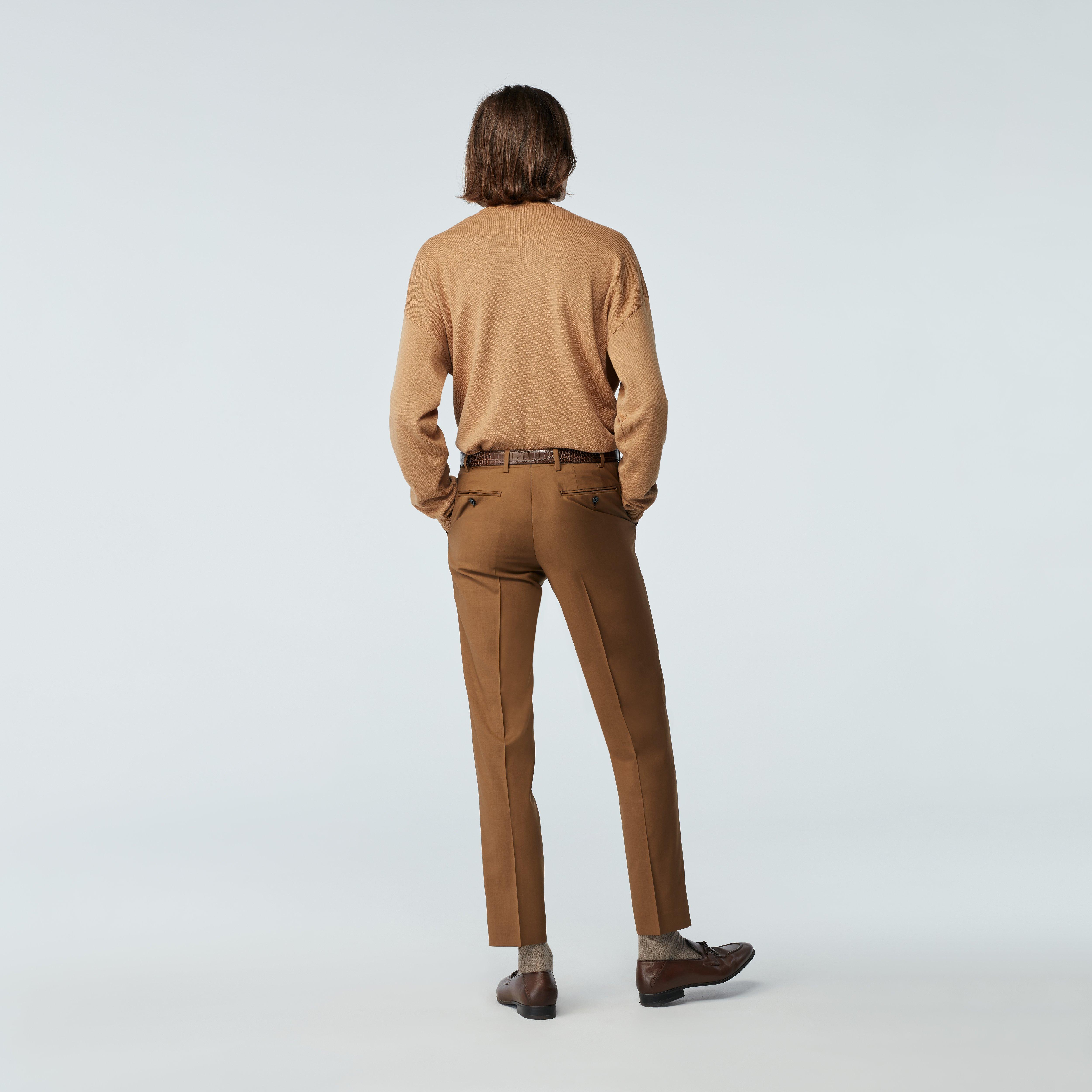 Product thumbnail 4 Brown suit - Milano Solid Design from Italian Indochino Collection