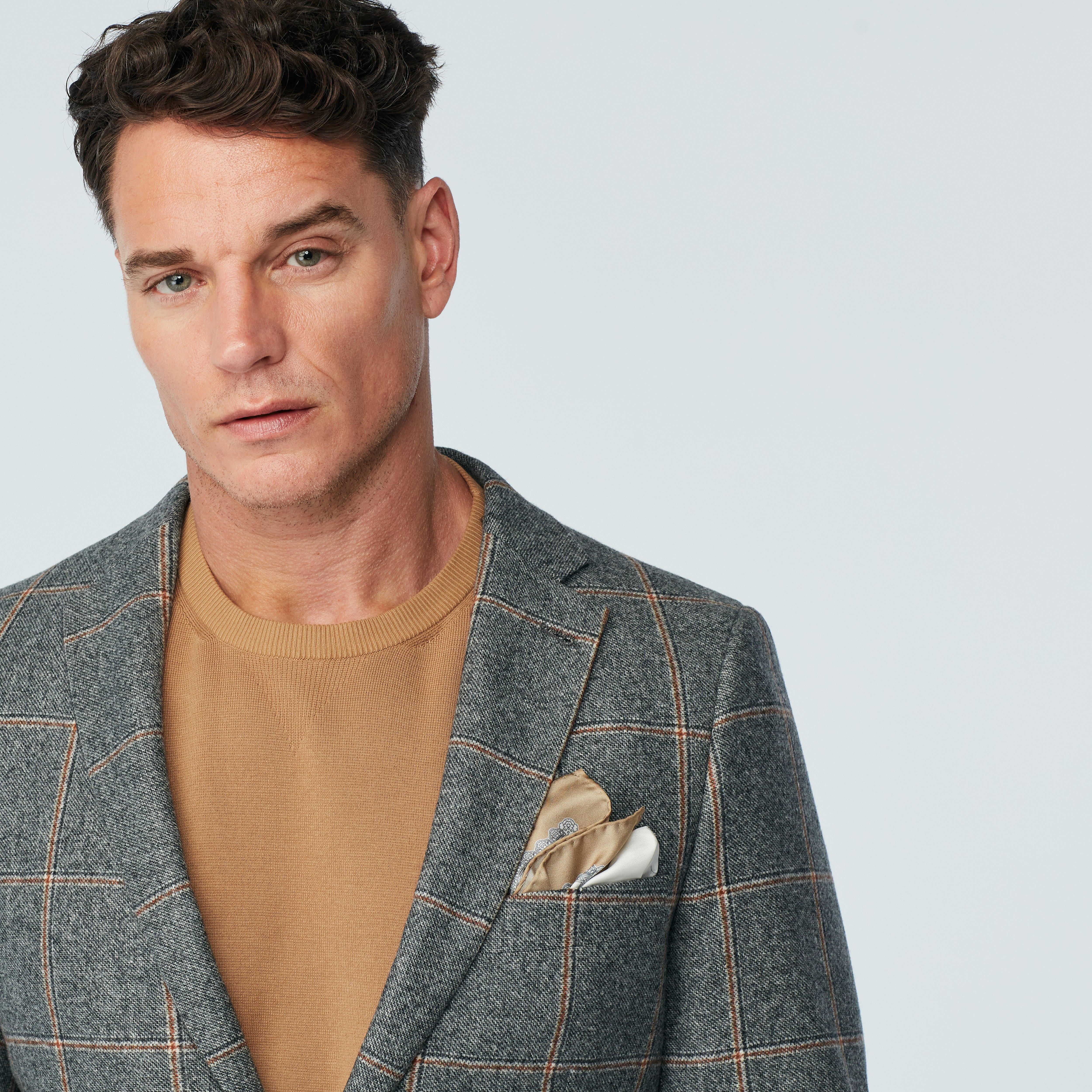 Product thumbnail 6 Gray suit - Molveno Checked Design from Italian Indochino Collection