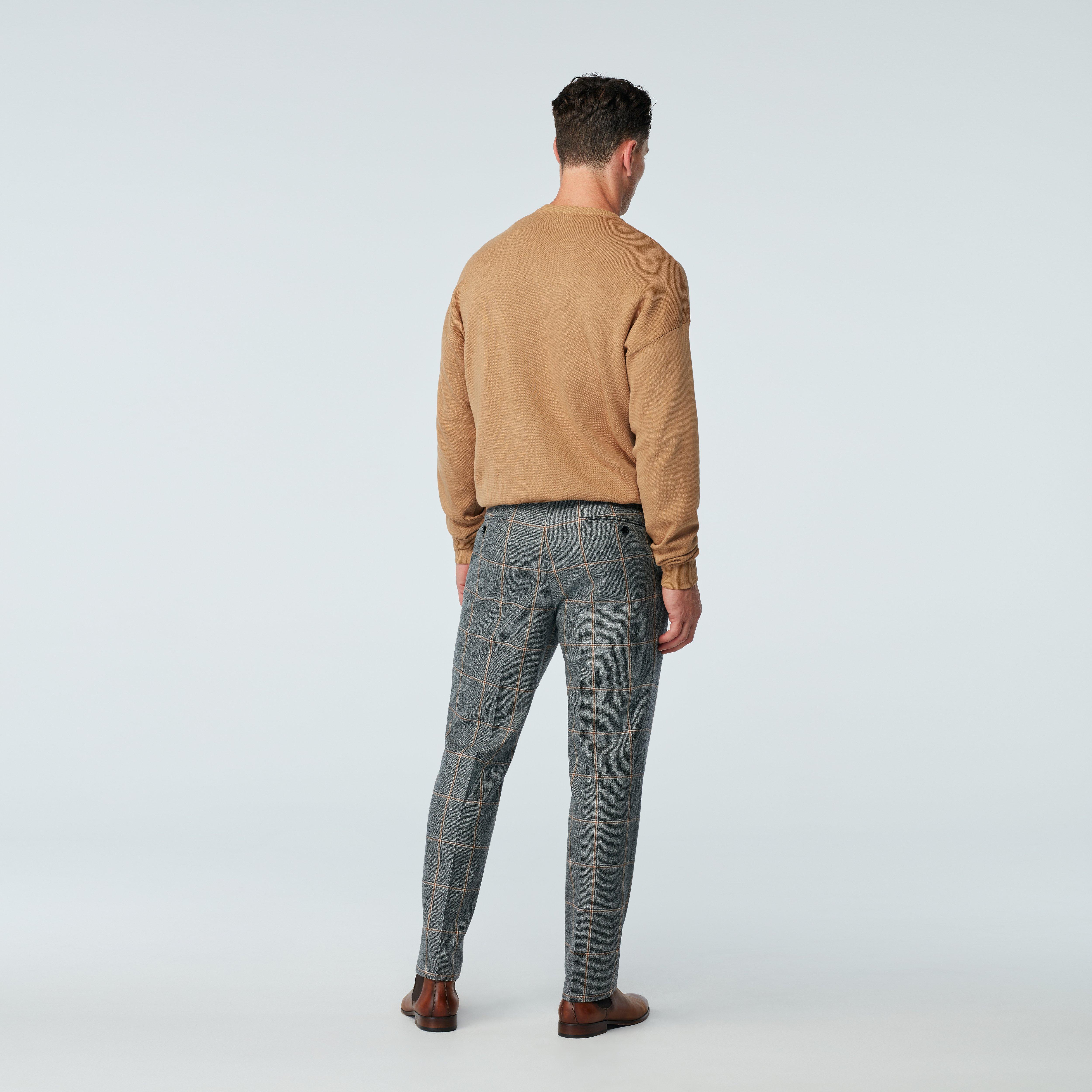 Product thumbnail 2 Gray pants - Molveno Checked Design from Italian Indochino Collection