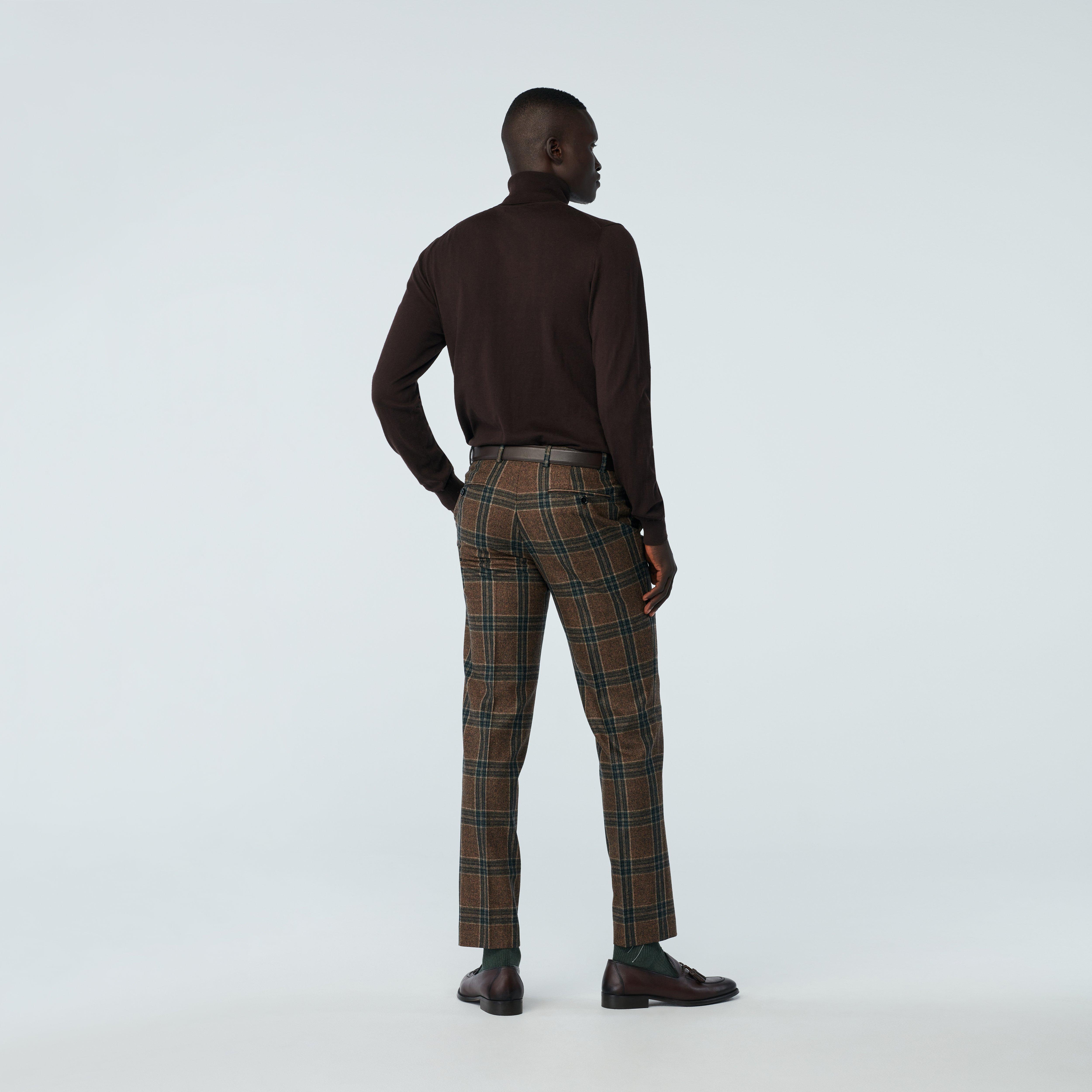 Product thumbnail 4 Brown suit - Molveno Checked Design from Italian Indochino Collection