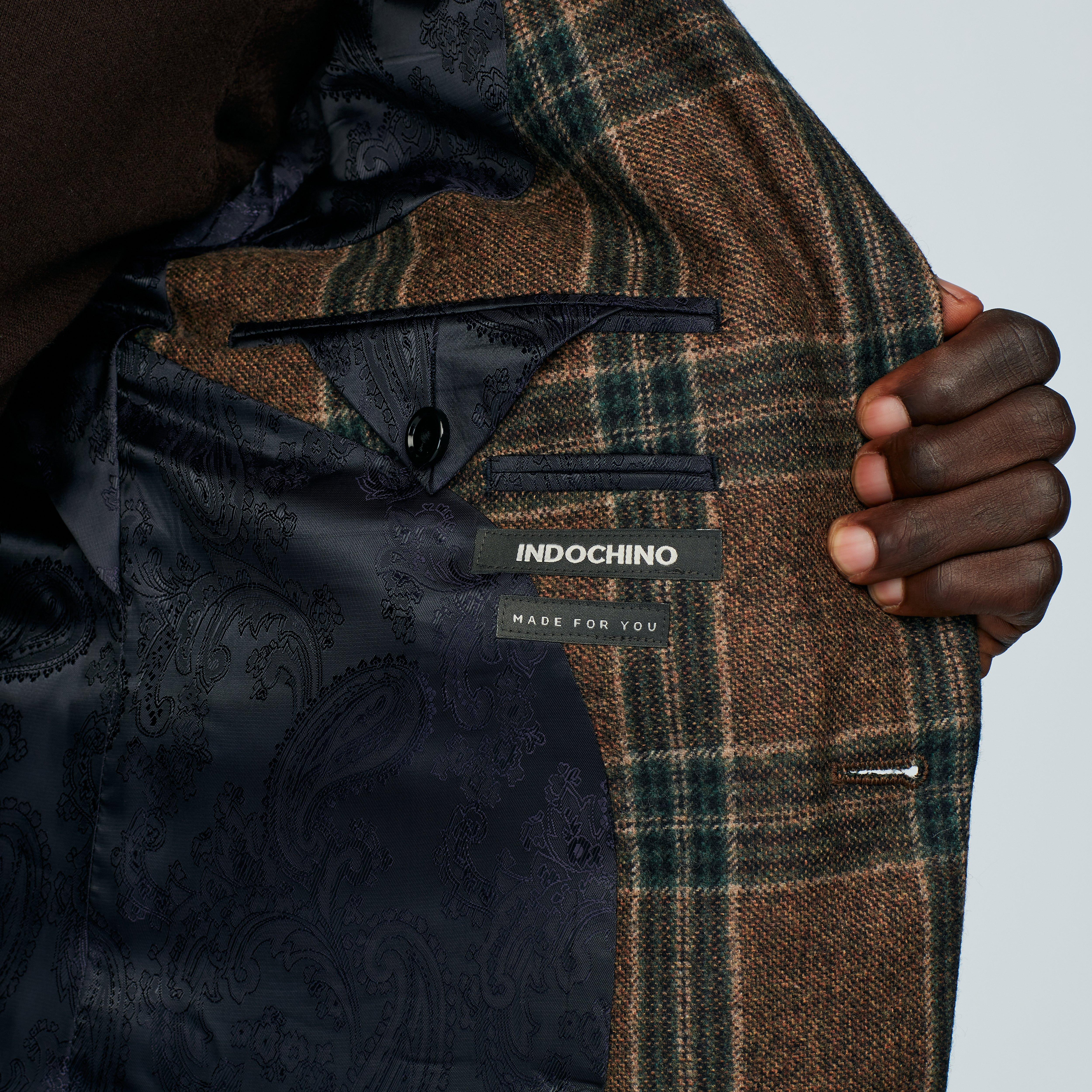 Product thumbnail 5 Brown suit - Molveno Checked Design from Italian Indochino Collection