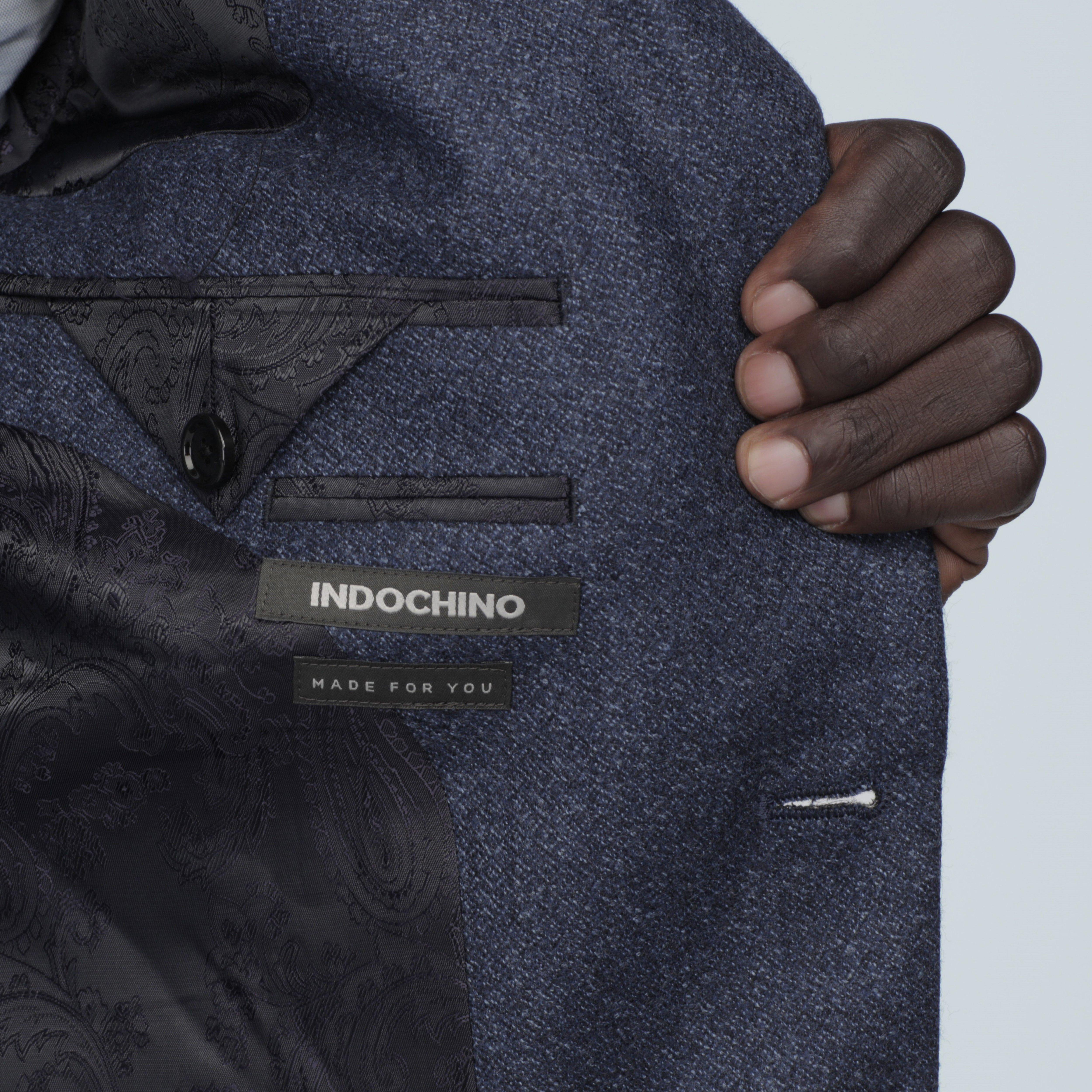 Product thumbnail 3 Blue blazer - Monterosso Solid Design from Italian Indochino Collection