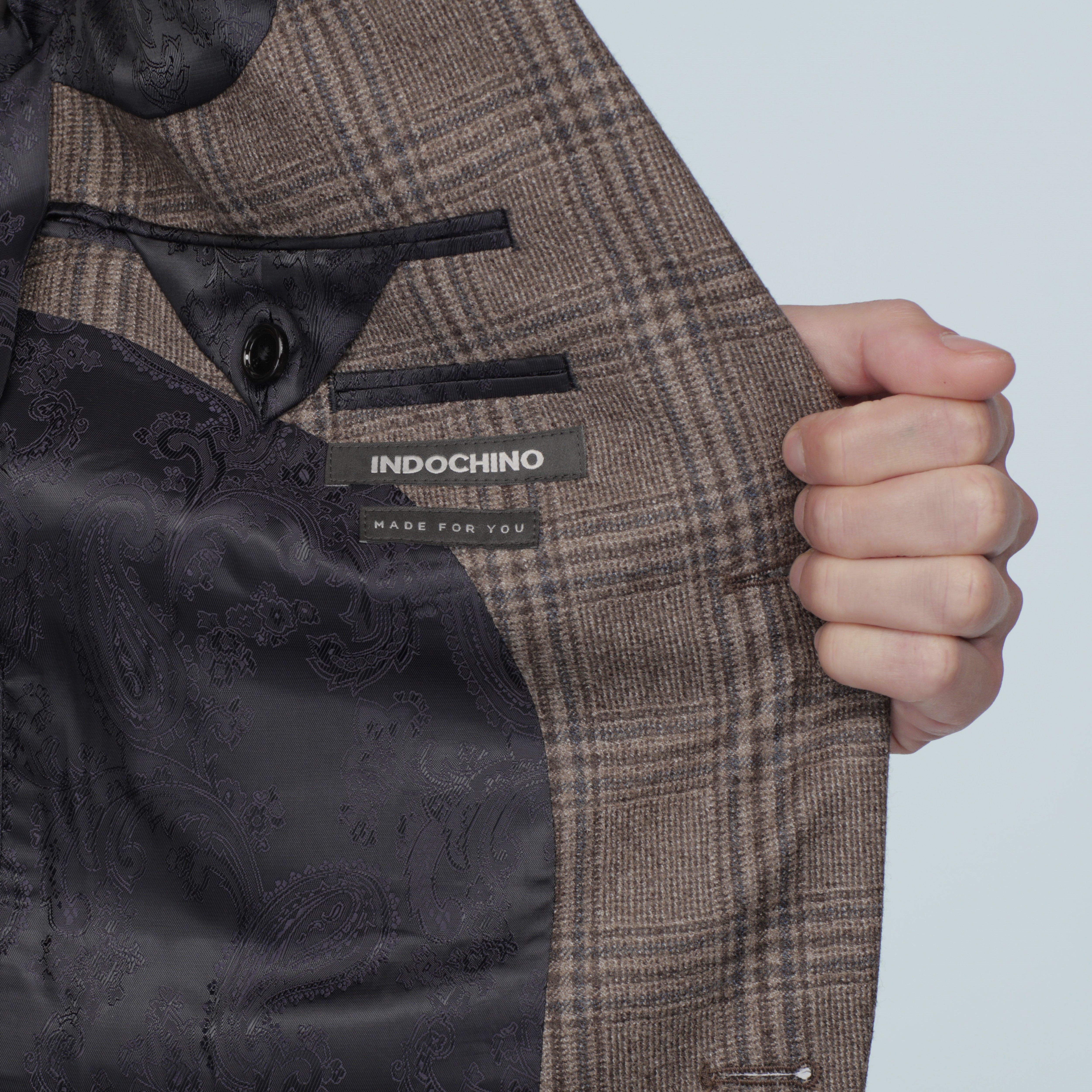 Product thumbnail 5 Brown suit - Monterosso Solid Design from Italian Indochino Collection