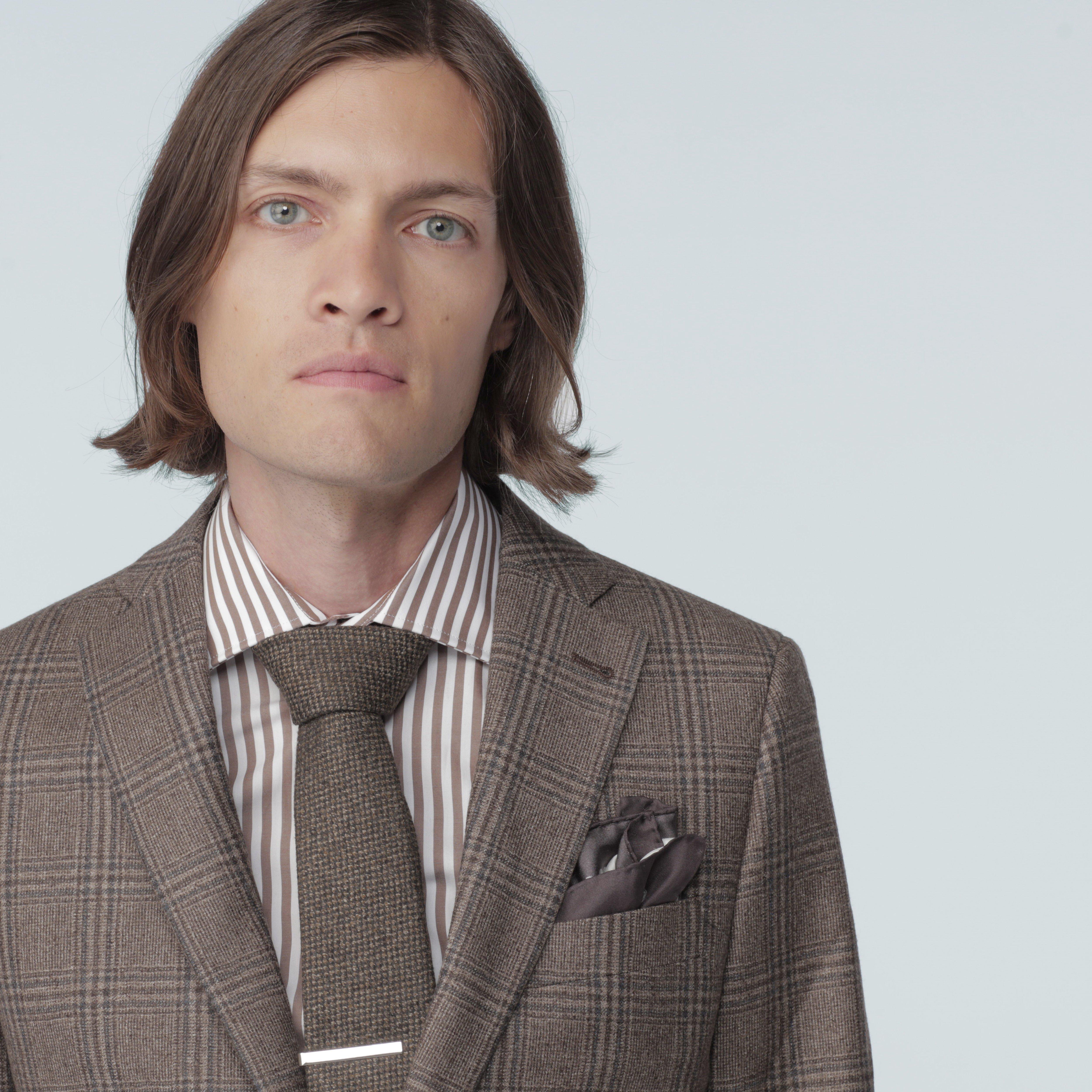Product thumbnail 6 Brown suit - Monterosso Solid Design from Italian Indochino Collection