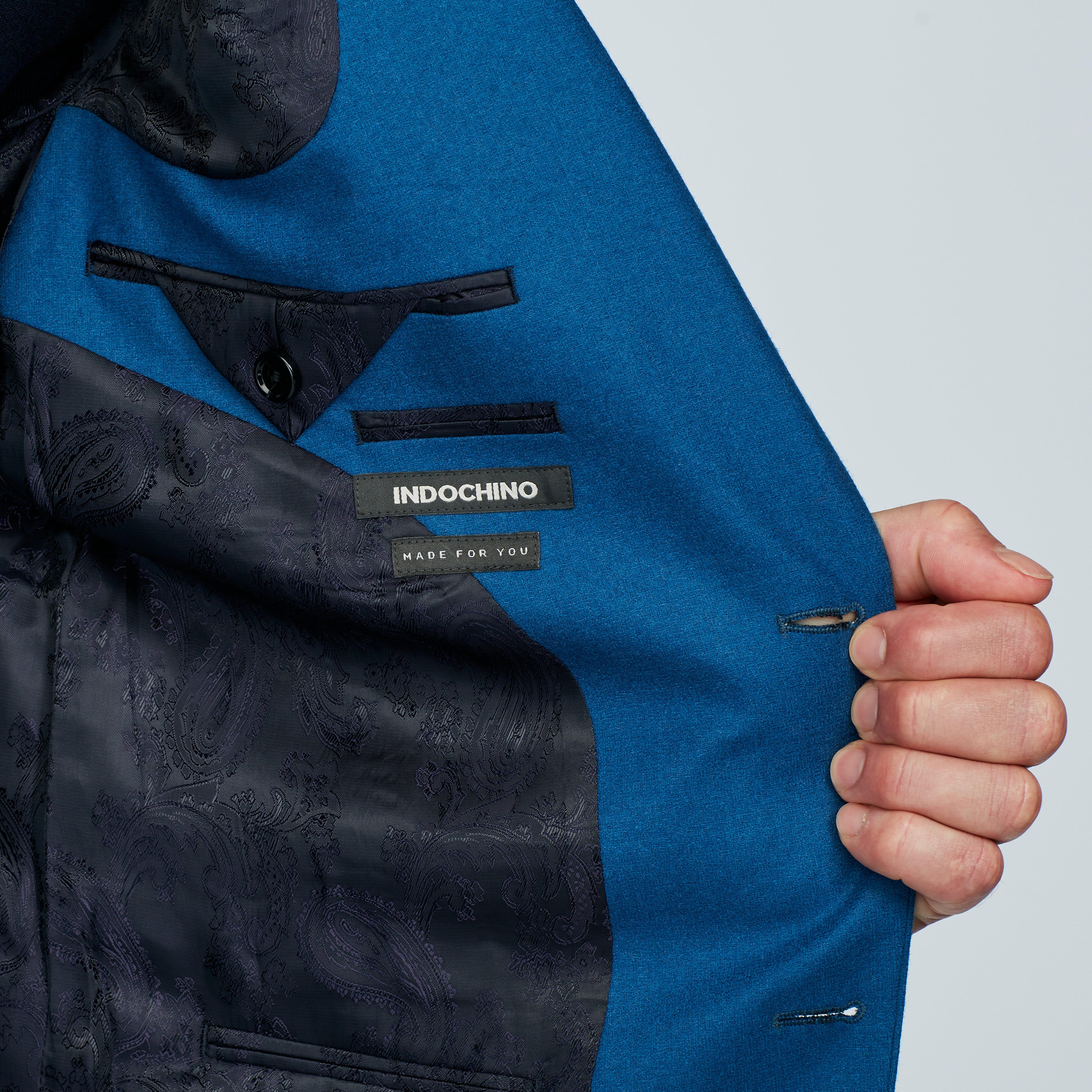Product thumbnail 3 Blue blazer - Monza Solid Design from Italian Indochino Collection