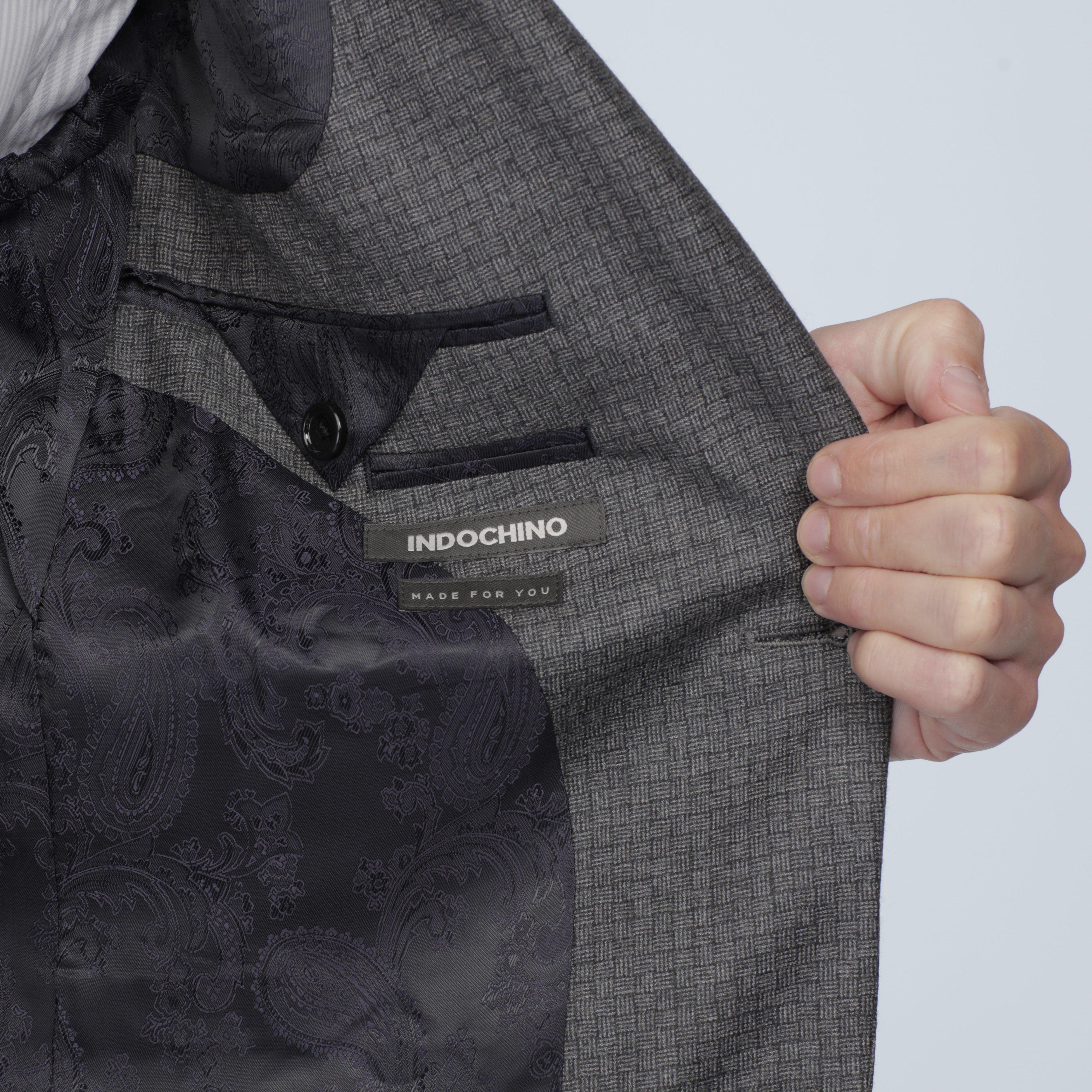 Product thumbnail 3 Gray blazer - Motta Solid Design from Italian Indochino Collection