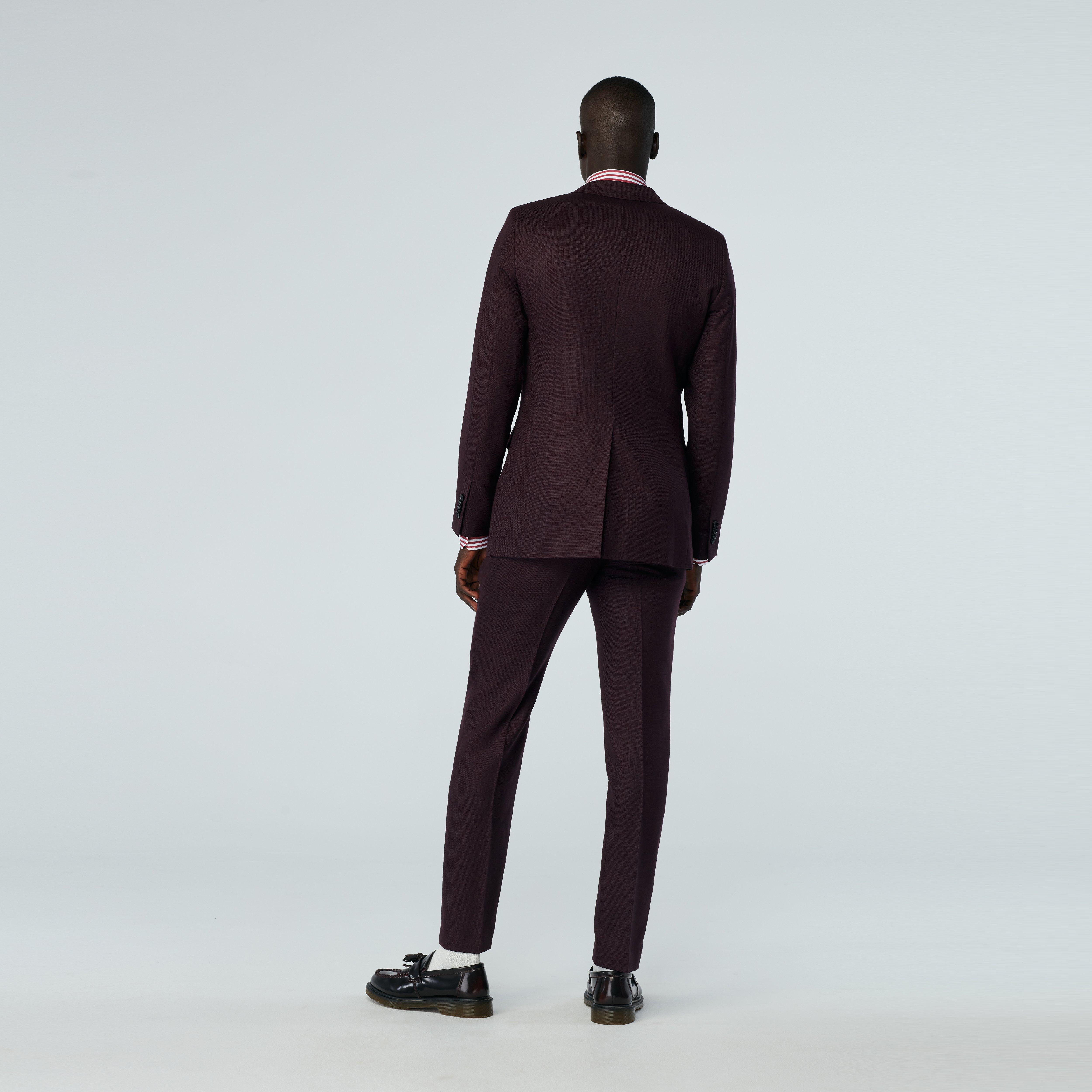 Product thumbnail 2 Burgundy suit - Northfield Solid Design from Indochino Collection