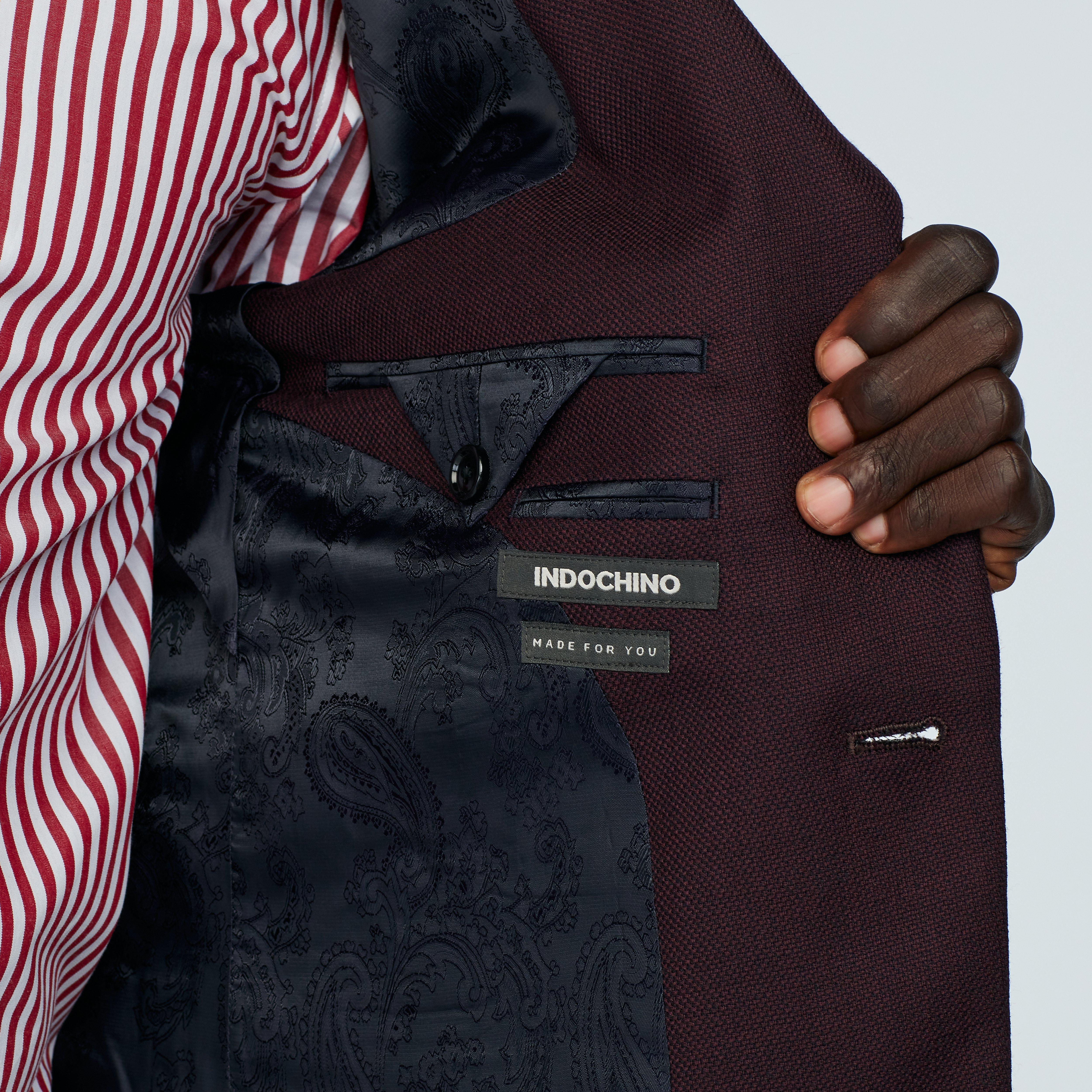 Product thumbnail 5 Burgundy suit - Northfield Solid Design from Indochino Collection