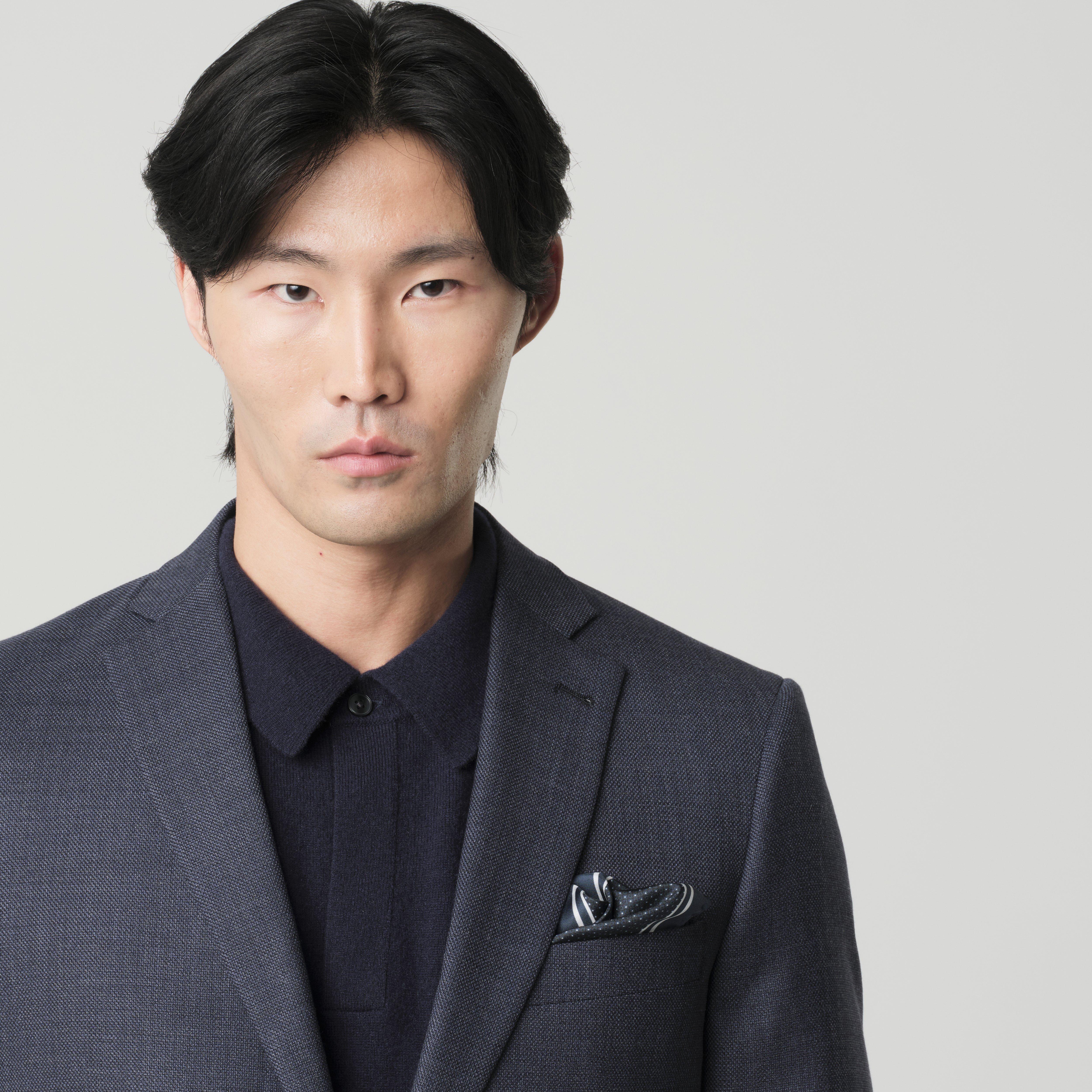Product thumbnail 4 Navy blazer - Northfield Checked Design from Fall / Winter Indochino Collection