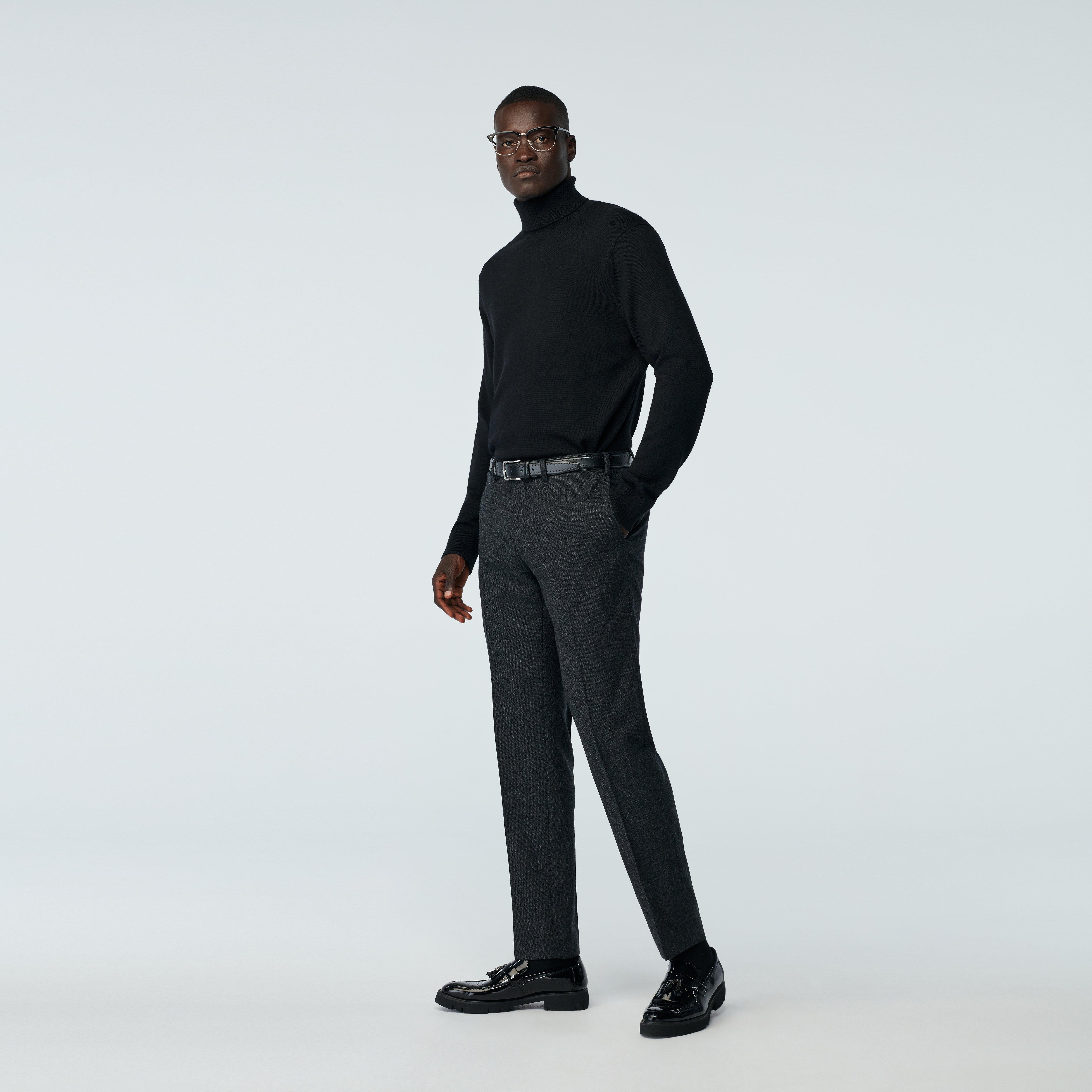 Product thumbnail 3 Gray suit - Beckenham Solid Design from british Indochino Collection