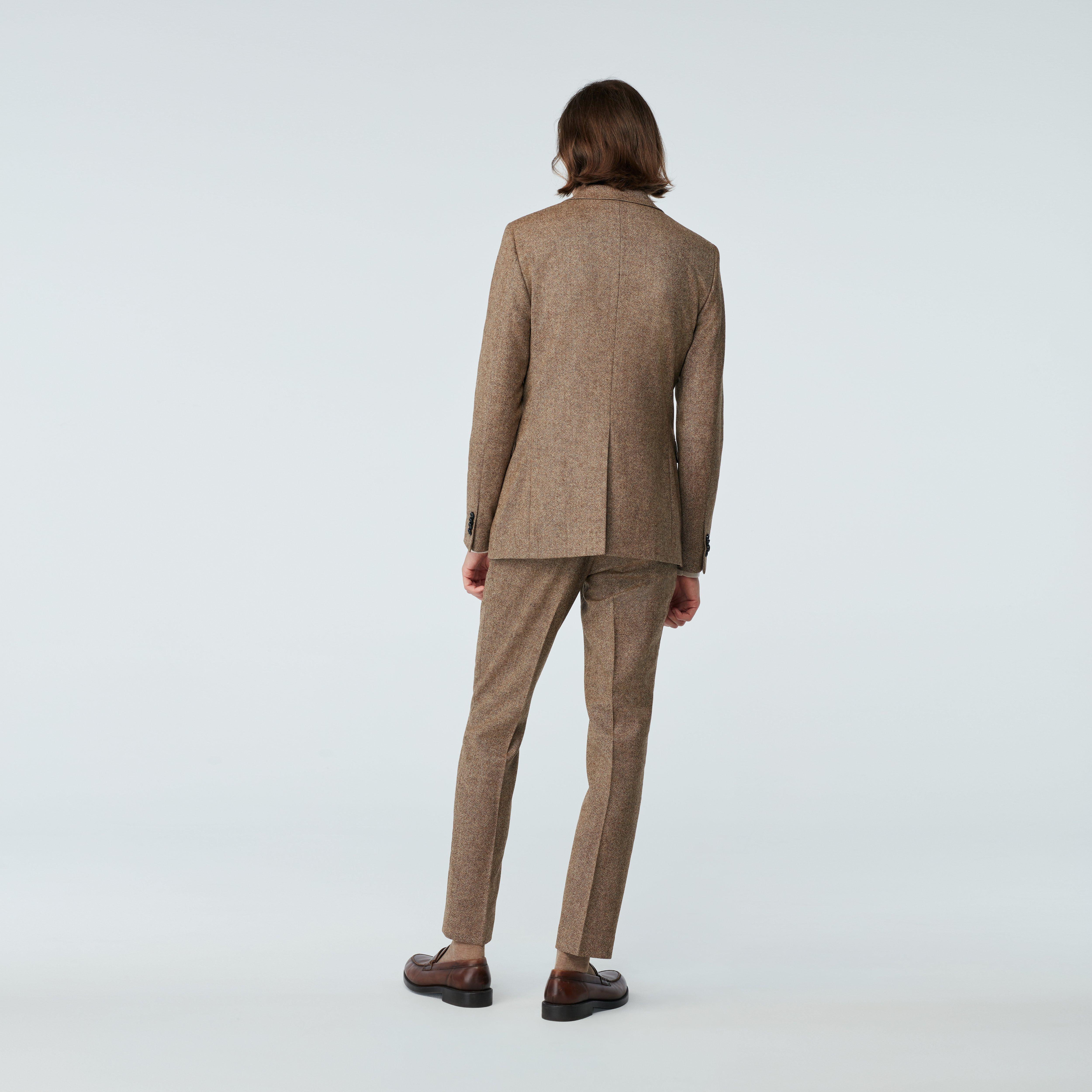 Product thumbnail 2 Brown suit - Beckenham Solid Design from british Indochino Collection