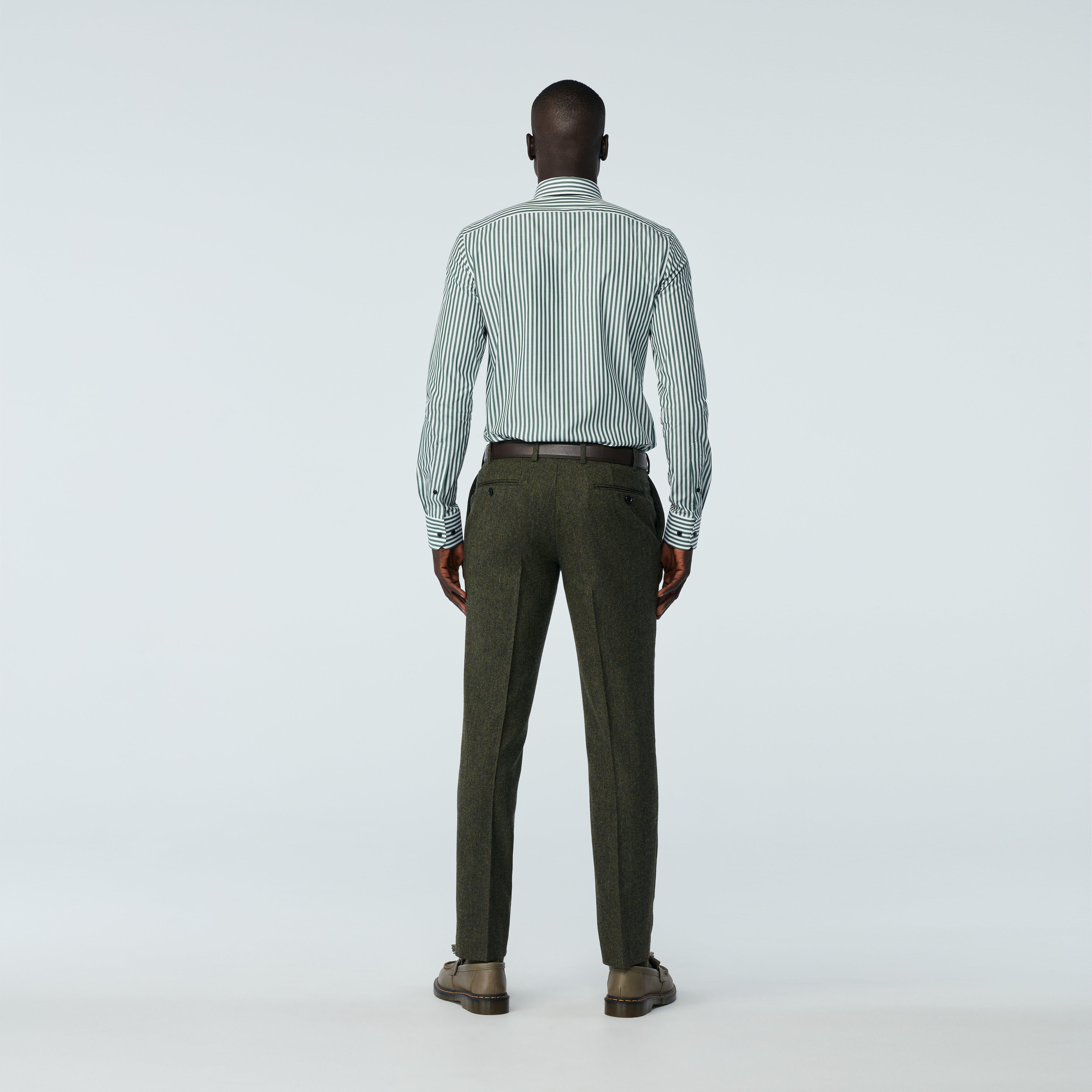 Product thumbnail 4 Olive suit - Beckenham Solid Design from british Indochino Collection