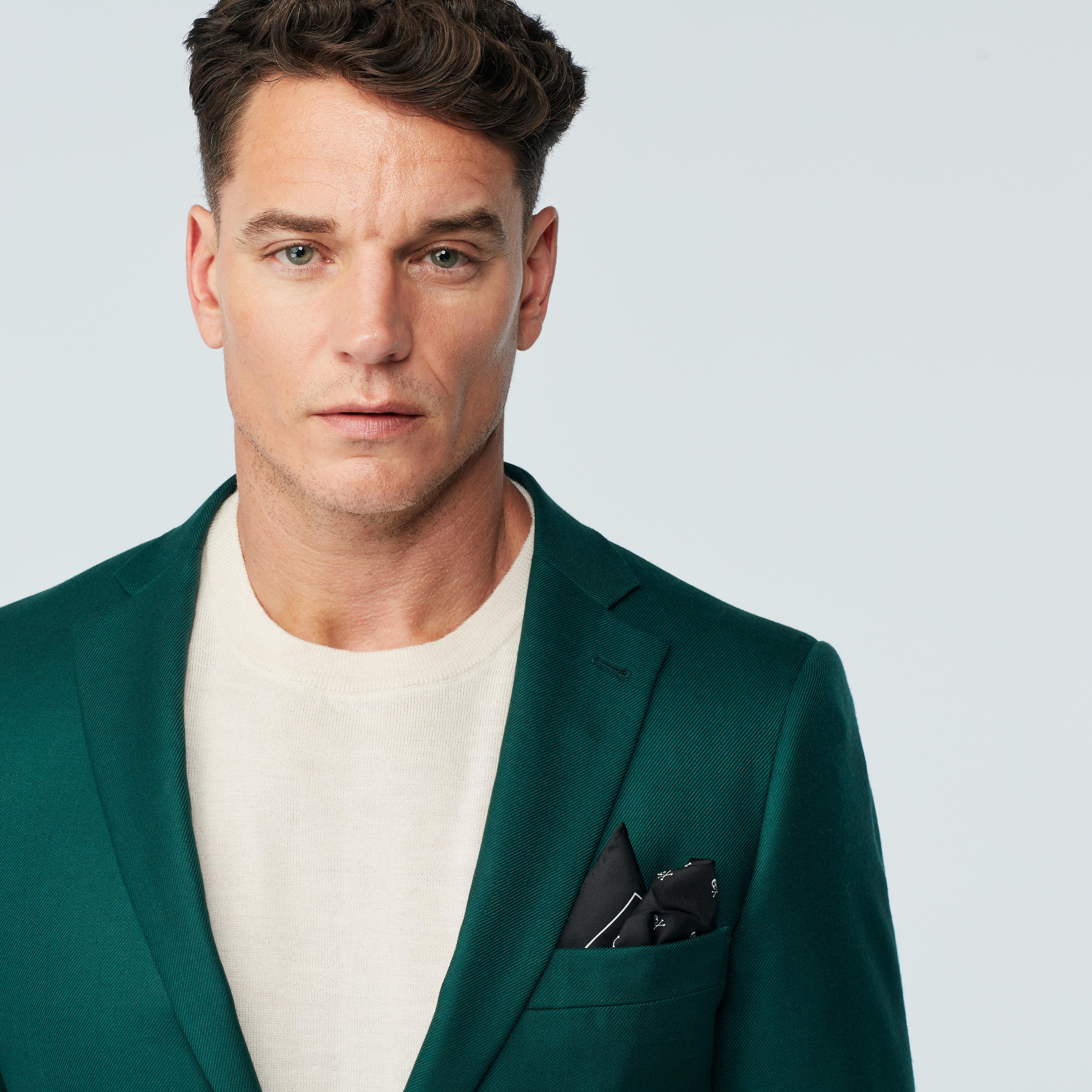 Product thumbnail 6 Green suit - Durham Solid Design from Premium Indochino Collection