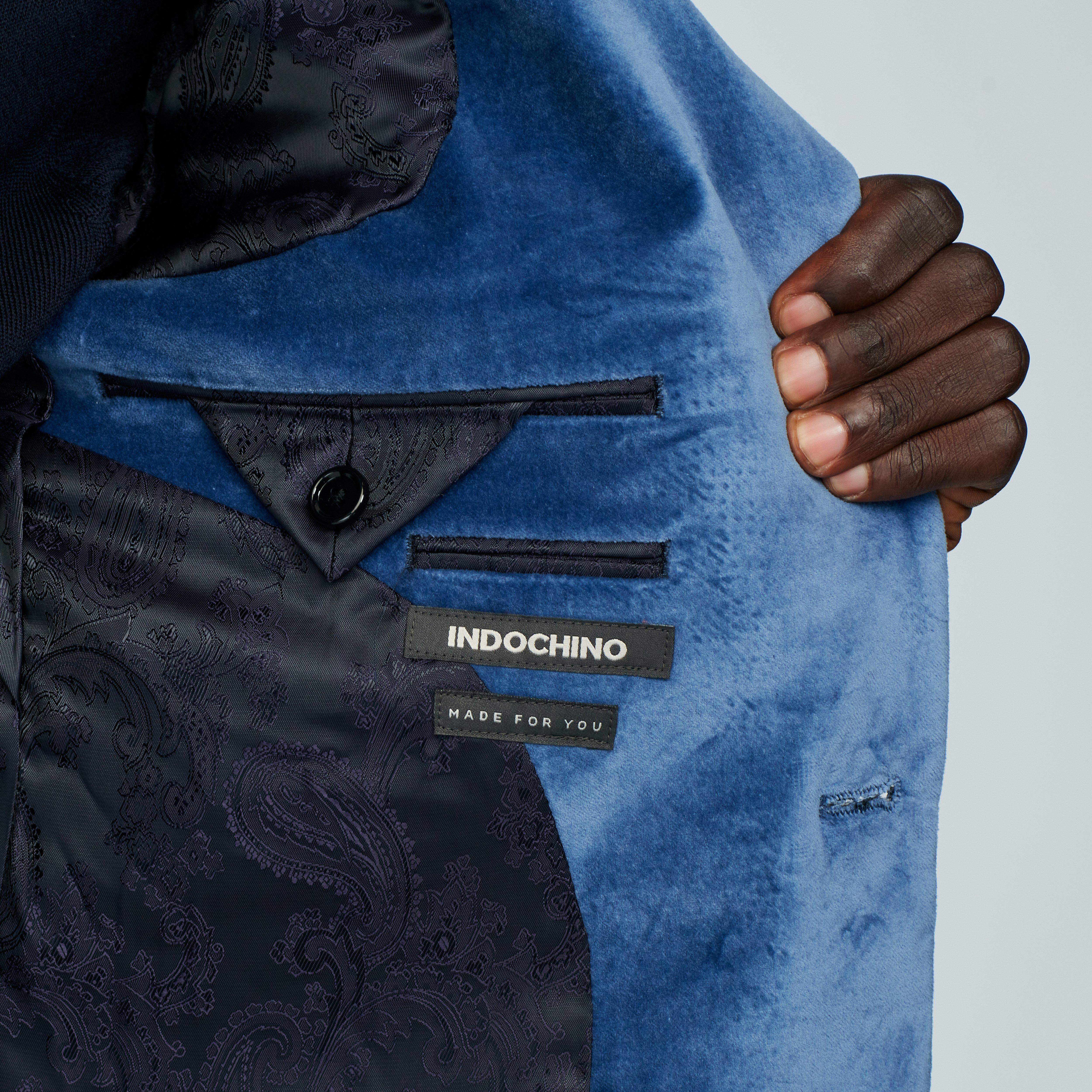 Product thumbnail 5 Blue suit - Hardford Solid Design from Premium Indochino Collection