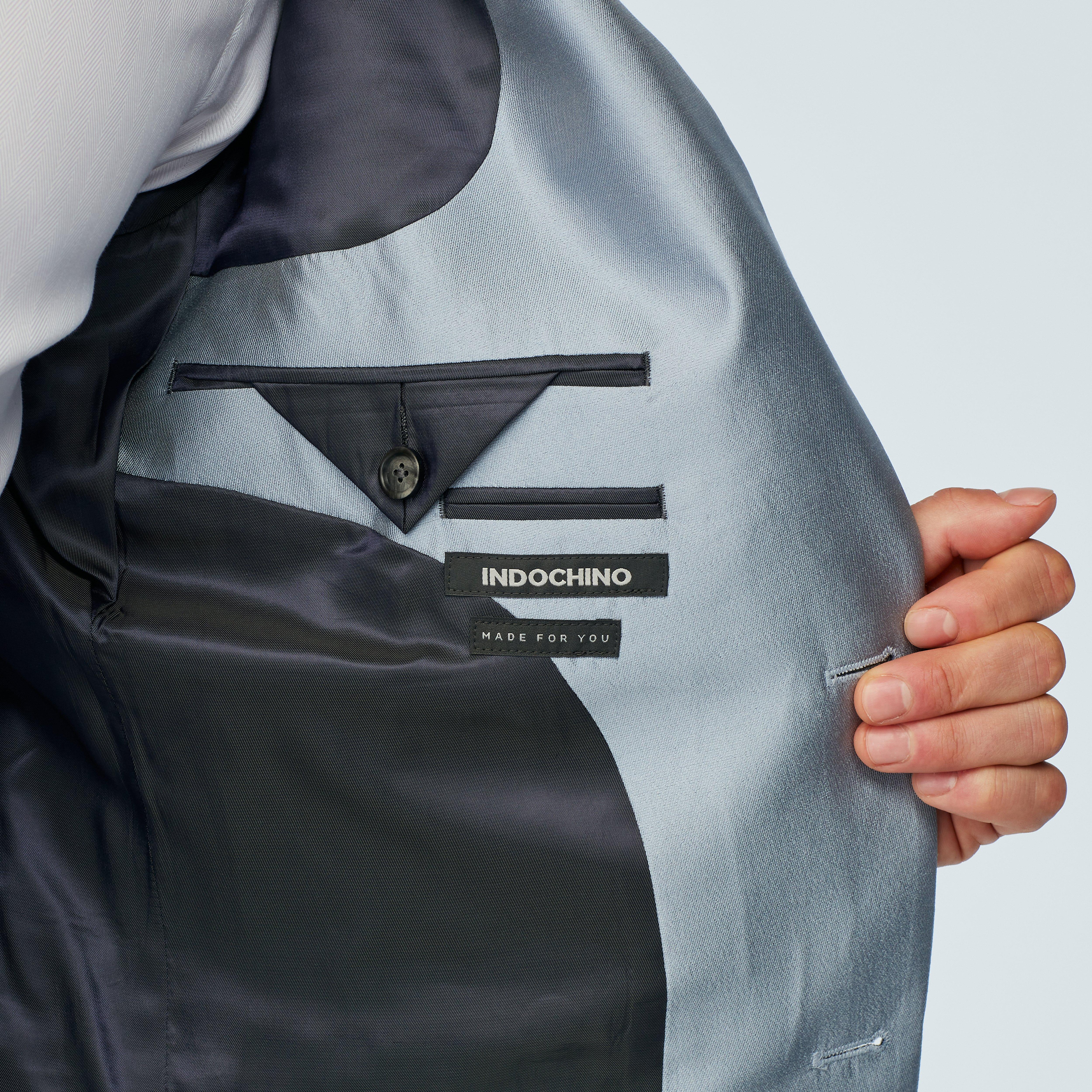 Product thumbnail 3 Gray blazer - Hythe Solid Design from Luxury Indochino Collection