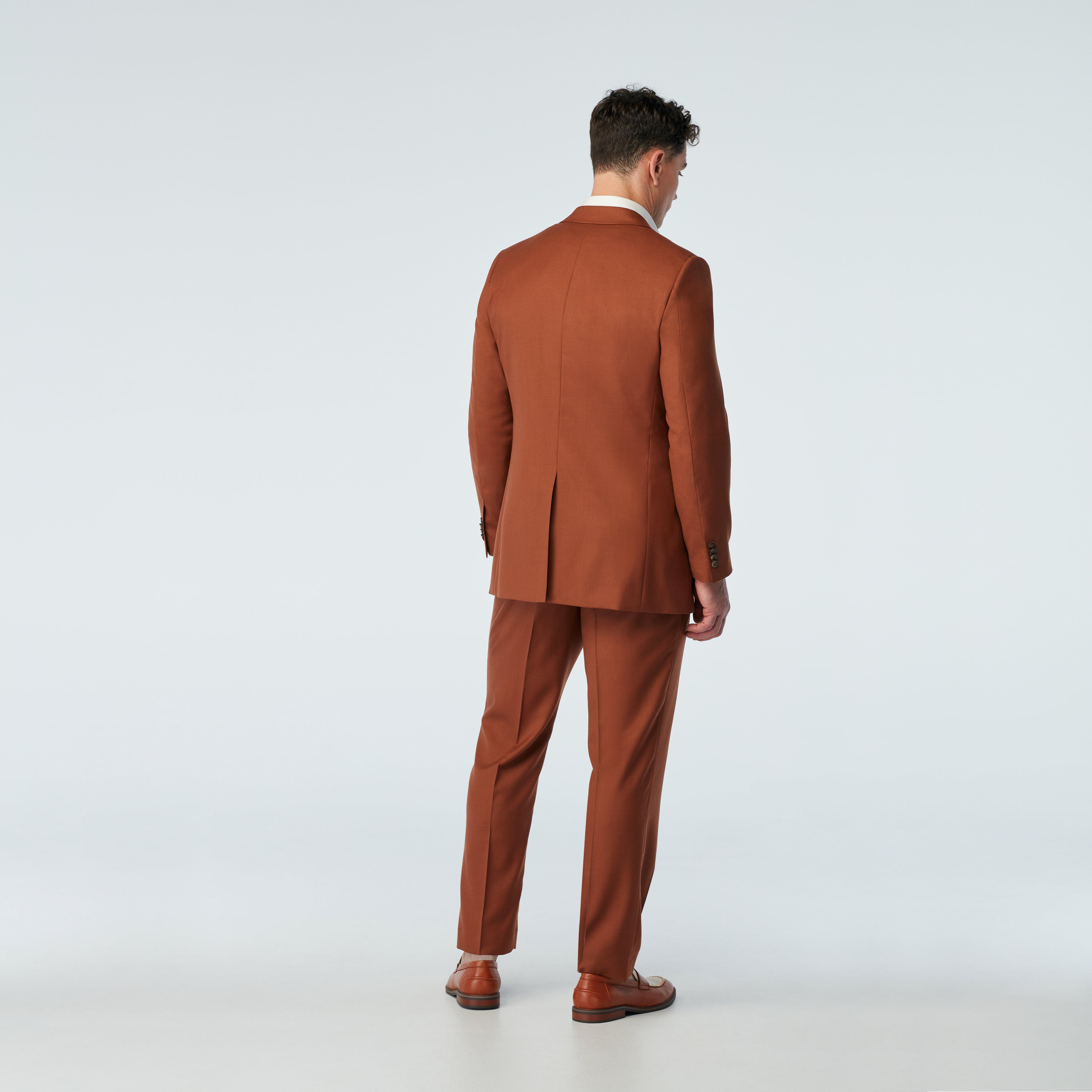 Product thumbnail 2 Brown suit - Harrogate Solid Design from Luxury Indochino Collection