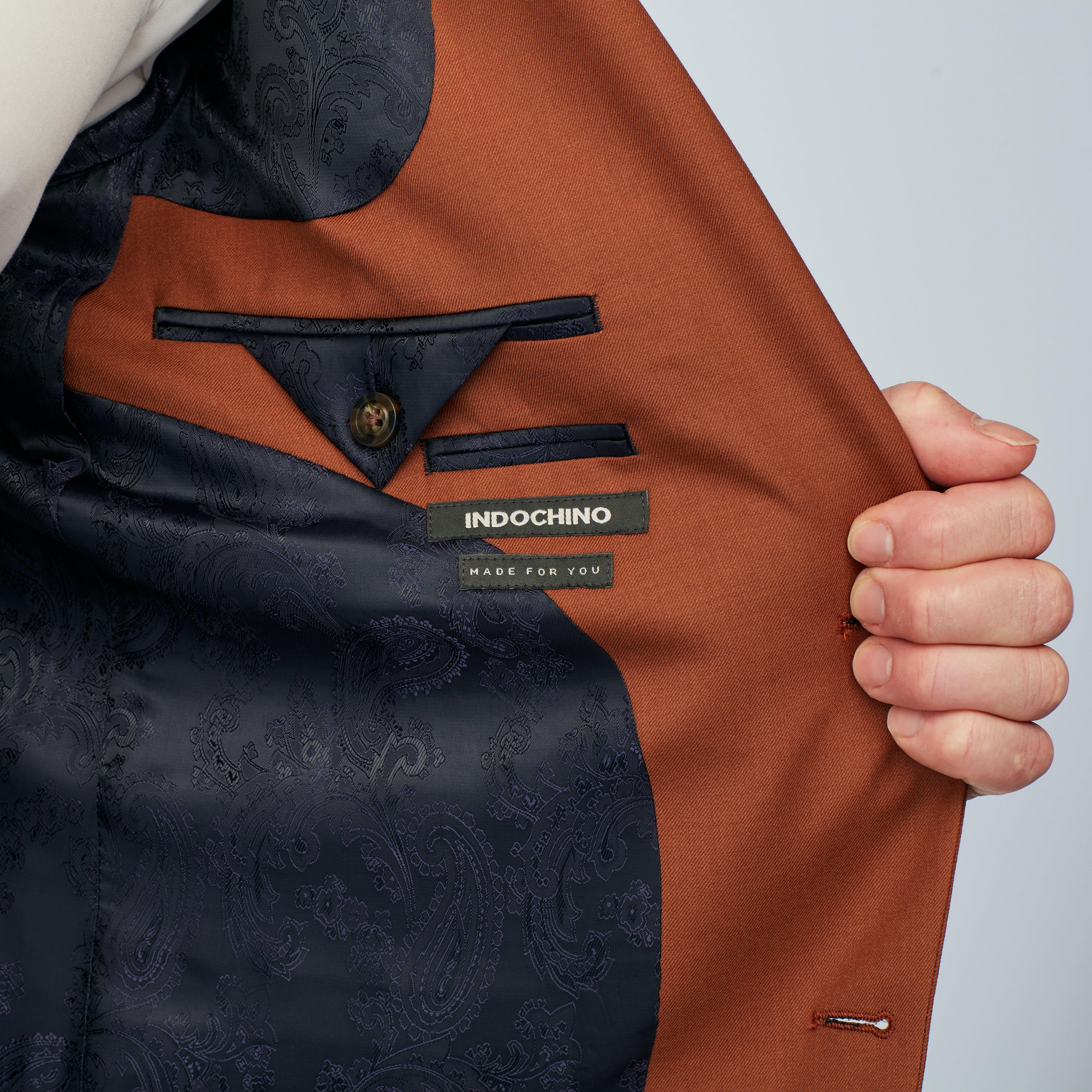 Product thumbnail 5 Brown suit - Harrogate Solid Design from Luxury Indochino Collection