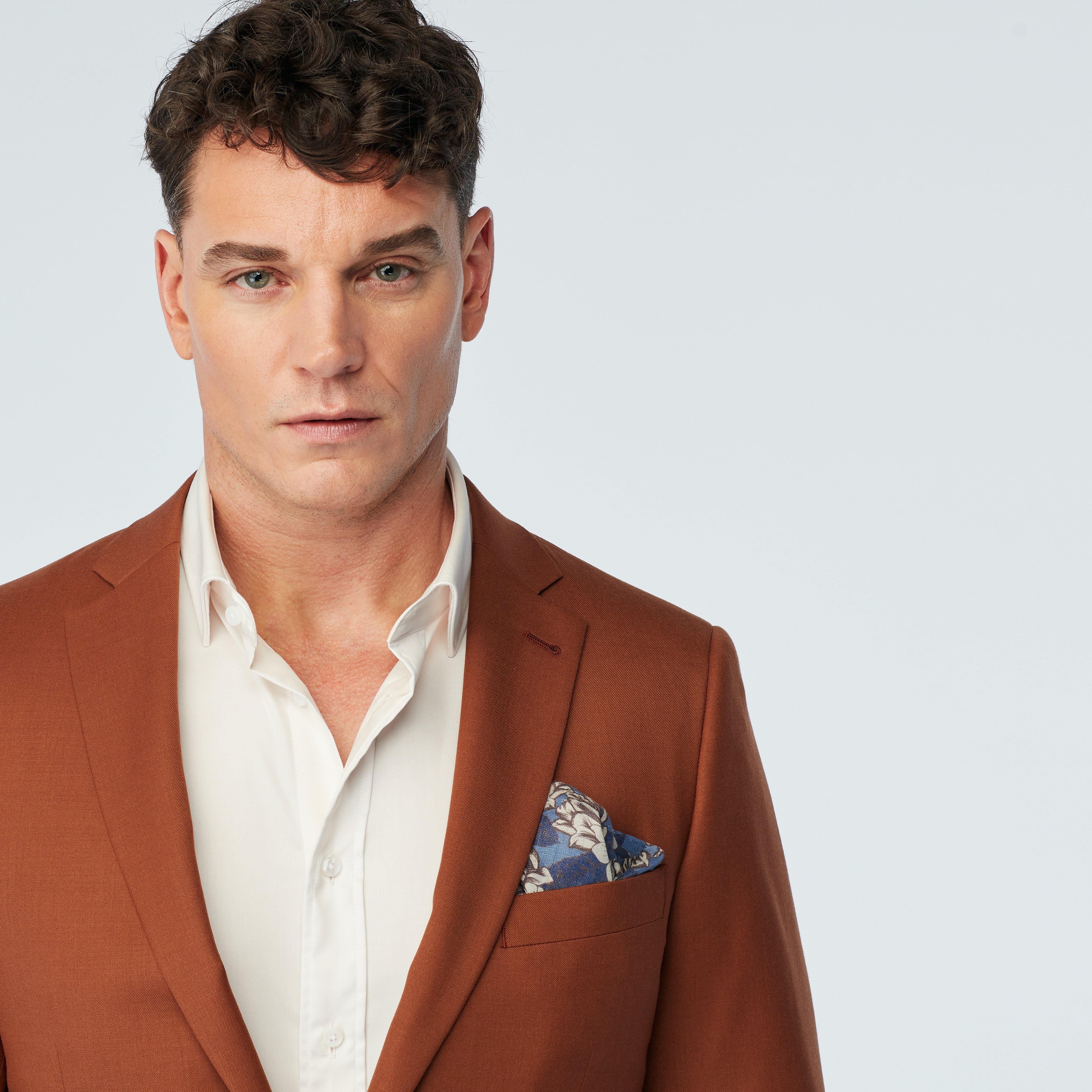 Product thumbnail 6 Brown suit - Harrogate Solid Design from Luxury Indochino Collection