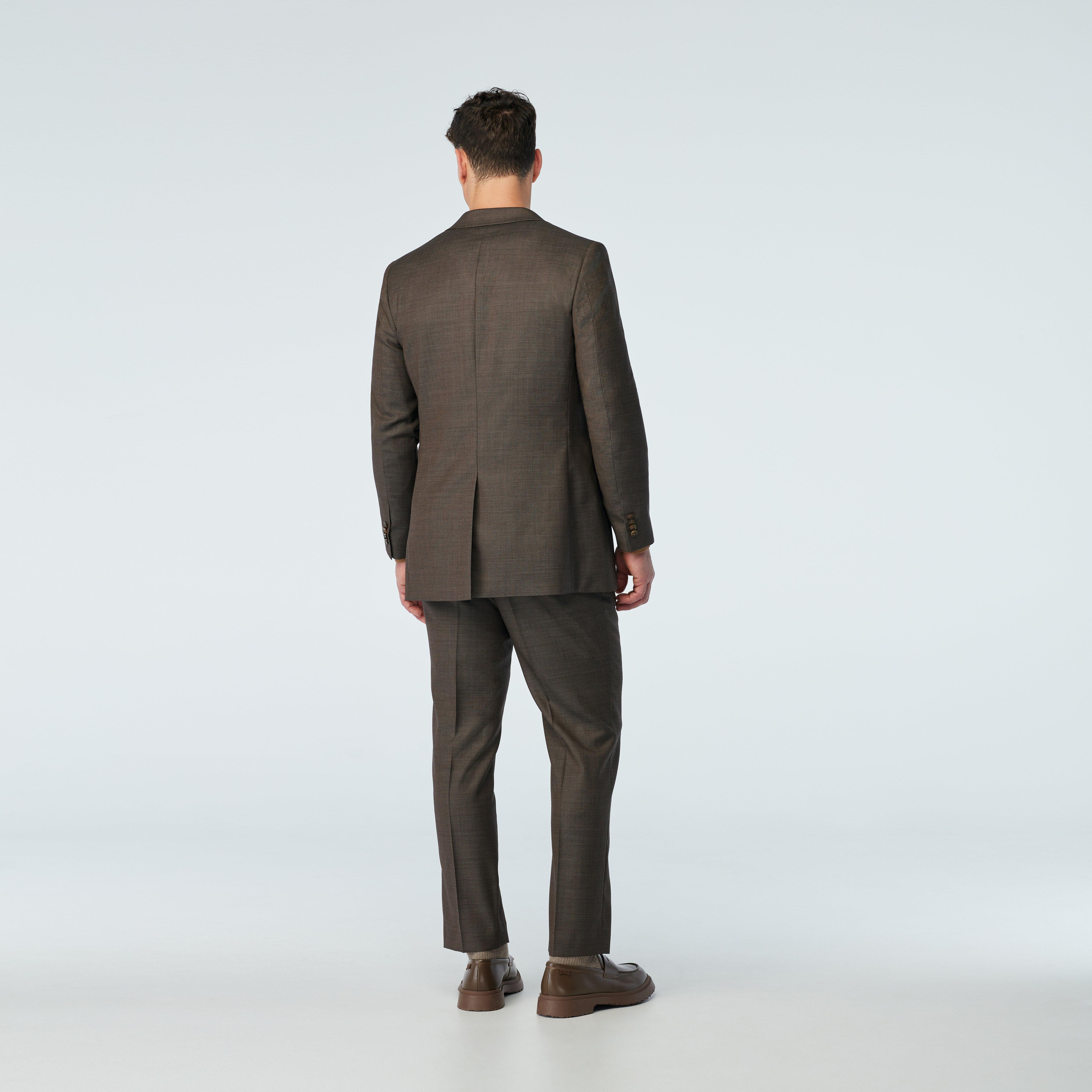 Product thumbnail 2 Brown suit - Highbridge Solid Design from Luxury Indochino Collection