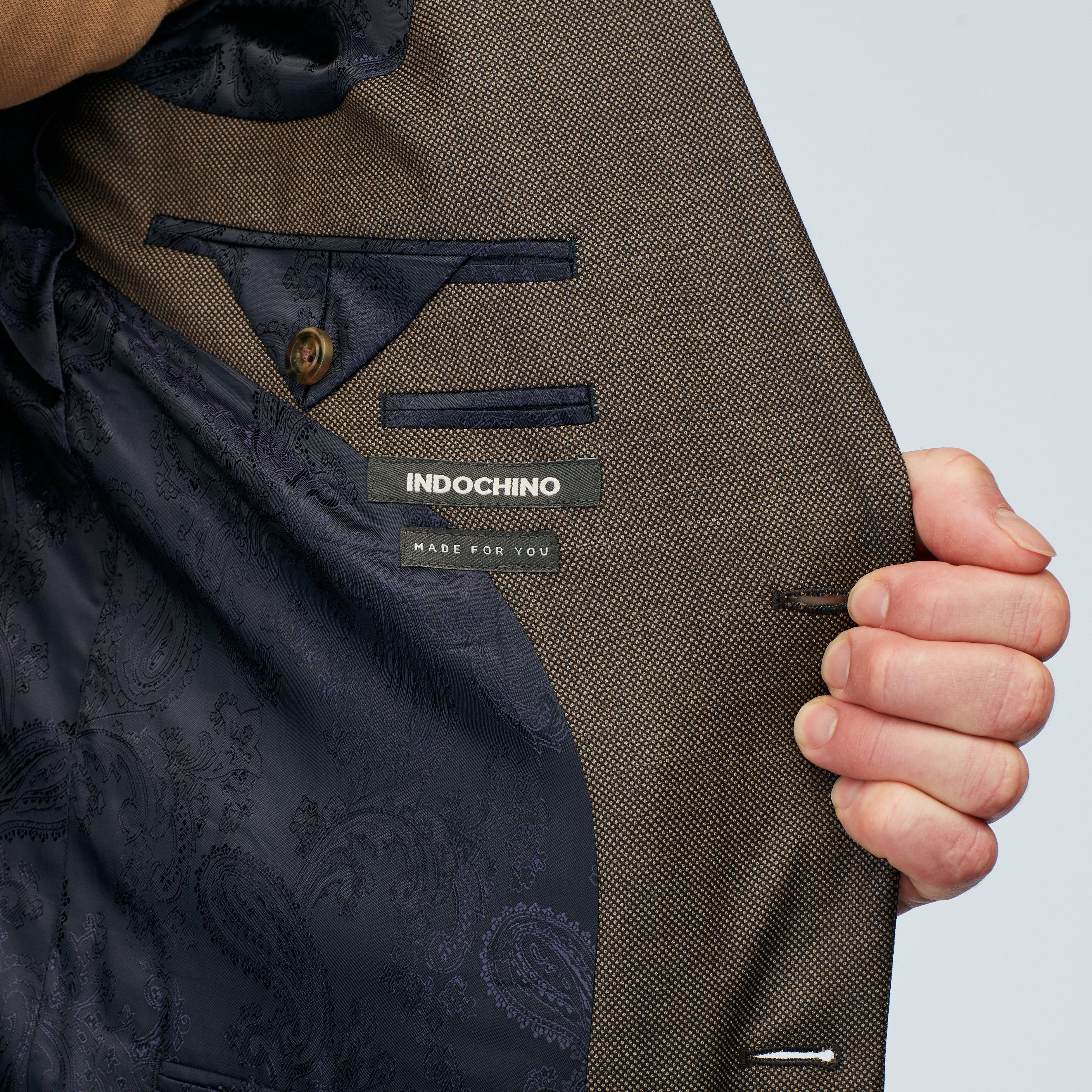 Product thumbnail 3 Brown blazer - Highbridge Solid Design from Luxury Indochino Collection