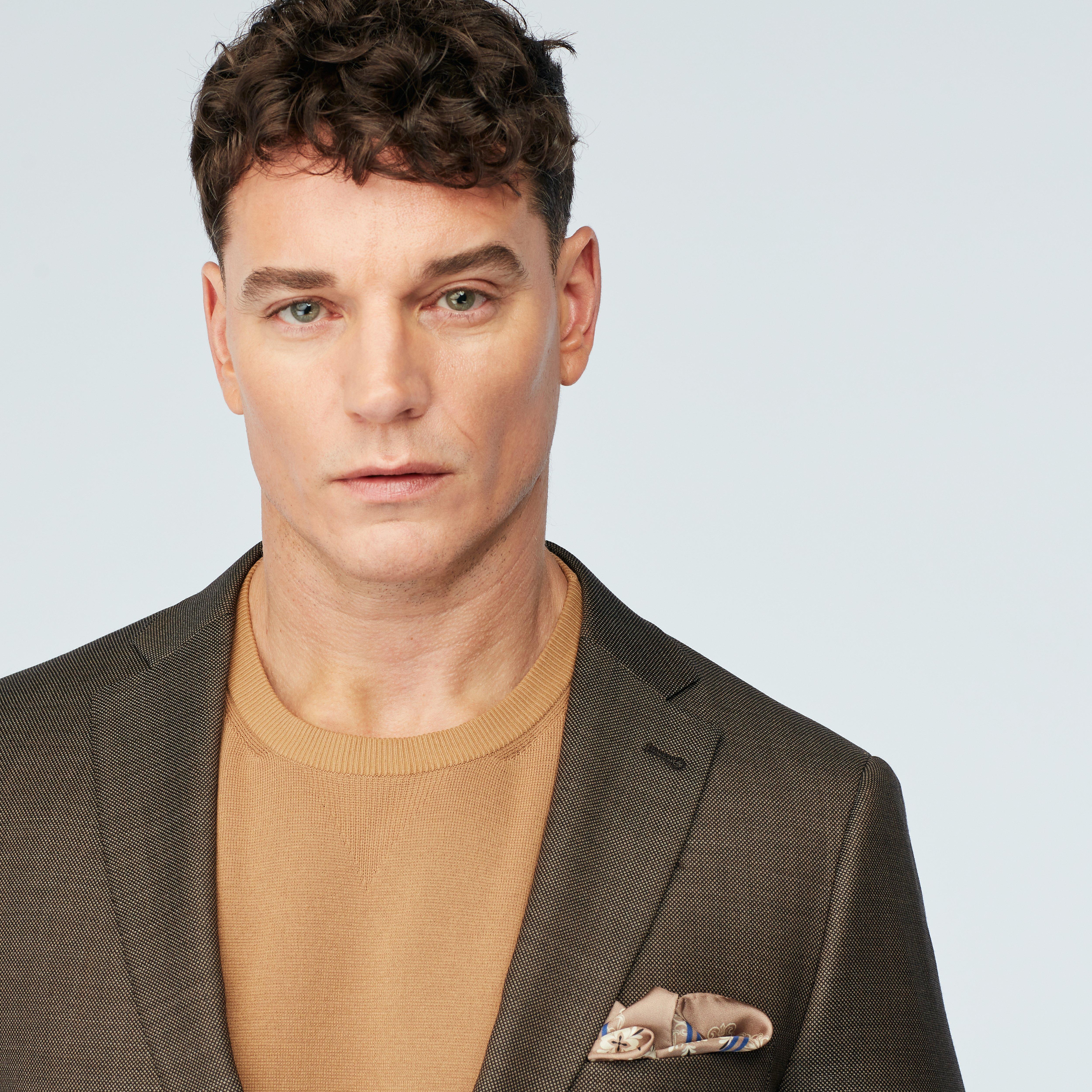 Product thumbnail 4 Brown blazer - Highbridge Solid Design from Luxury Indochino Collection