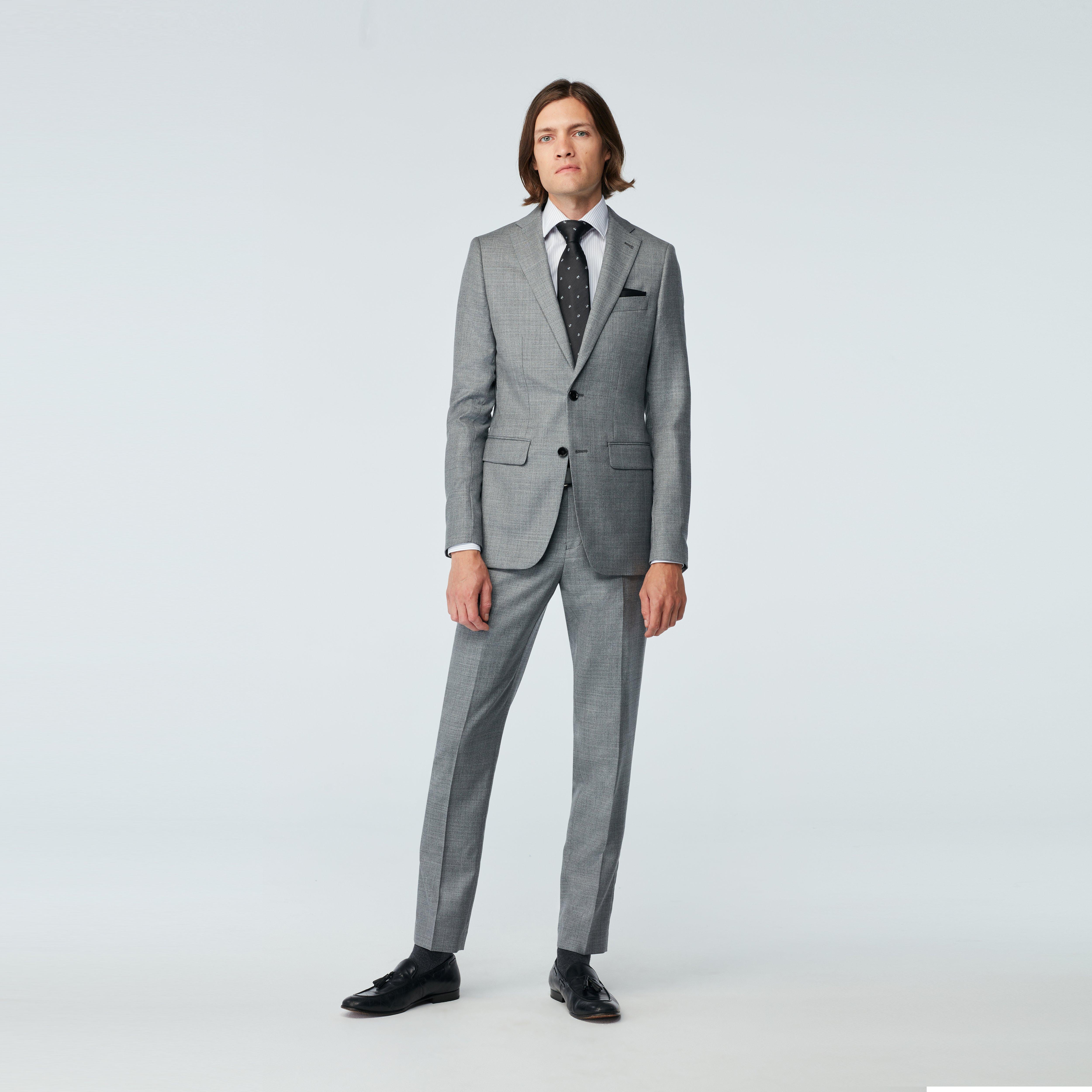 Gray suit - Newborough Solid Design from Indochino Collection