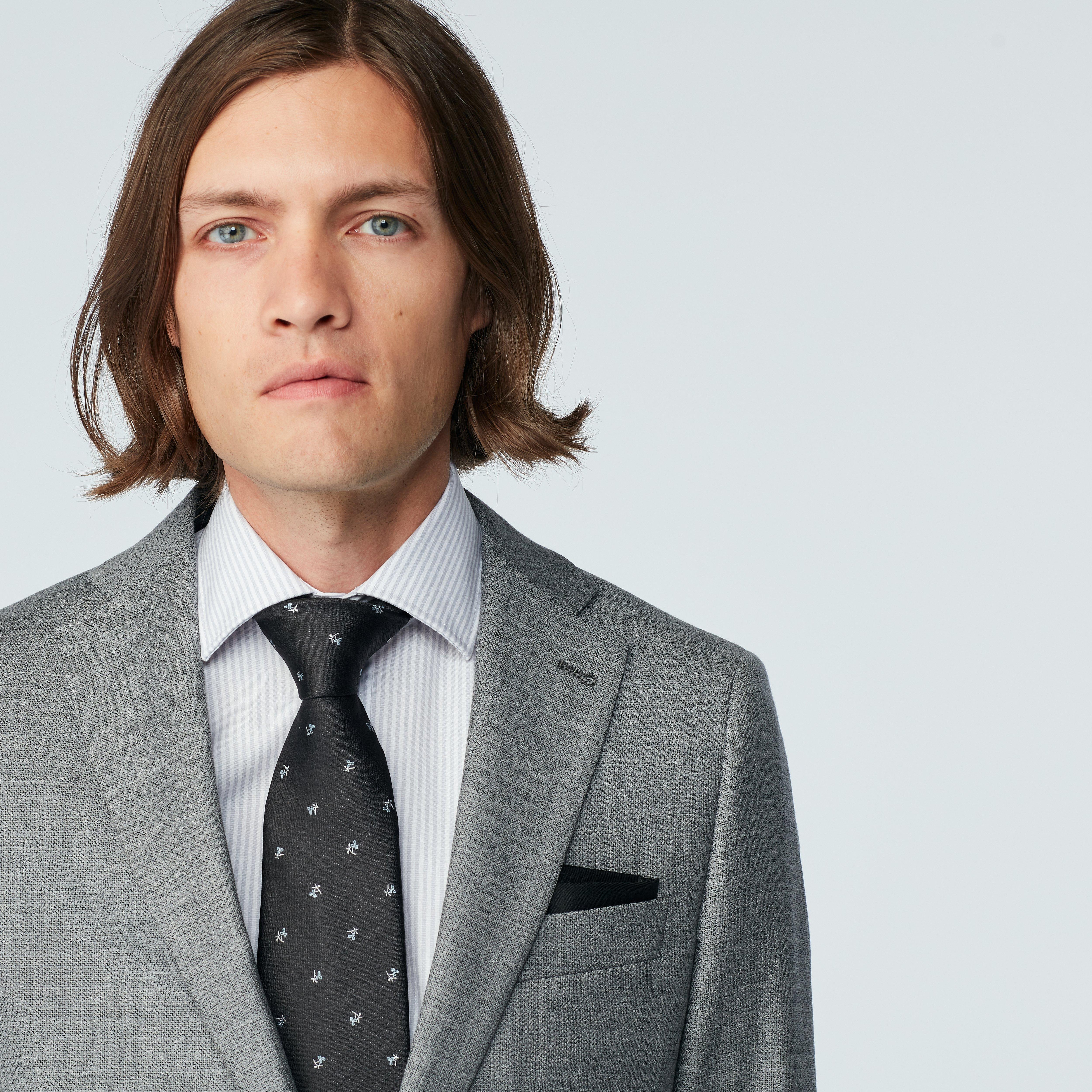 Product thumbnail 6 Gray suit - Newborough Solid Design from Indochino Collection